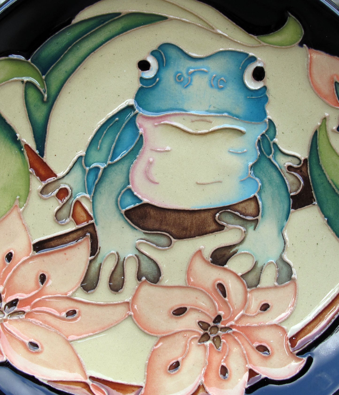 Moorcroft Exquisite ANURA Frog Tray 780/4 Numbered Edition 69. Retail Price £235