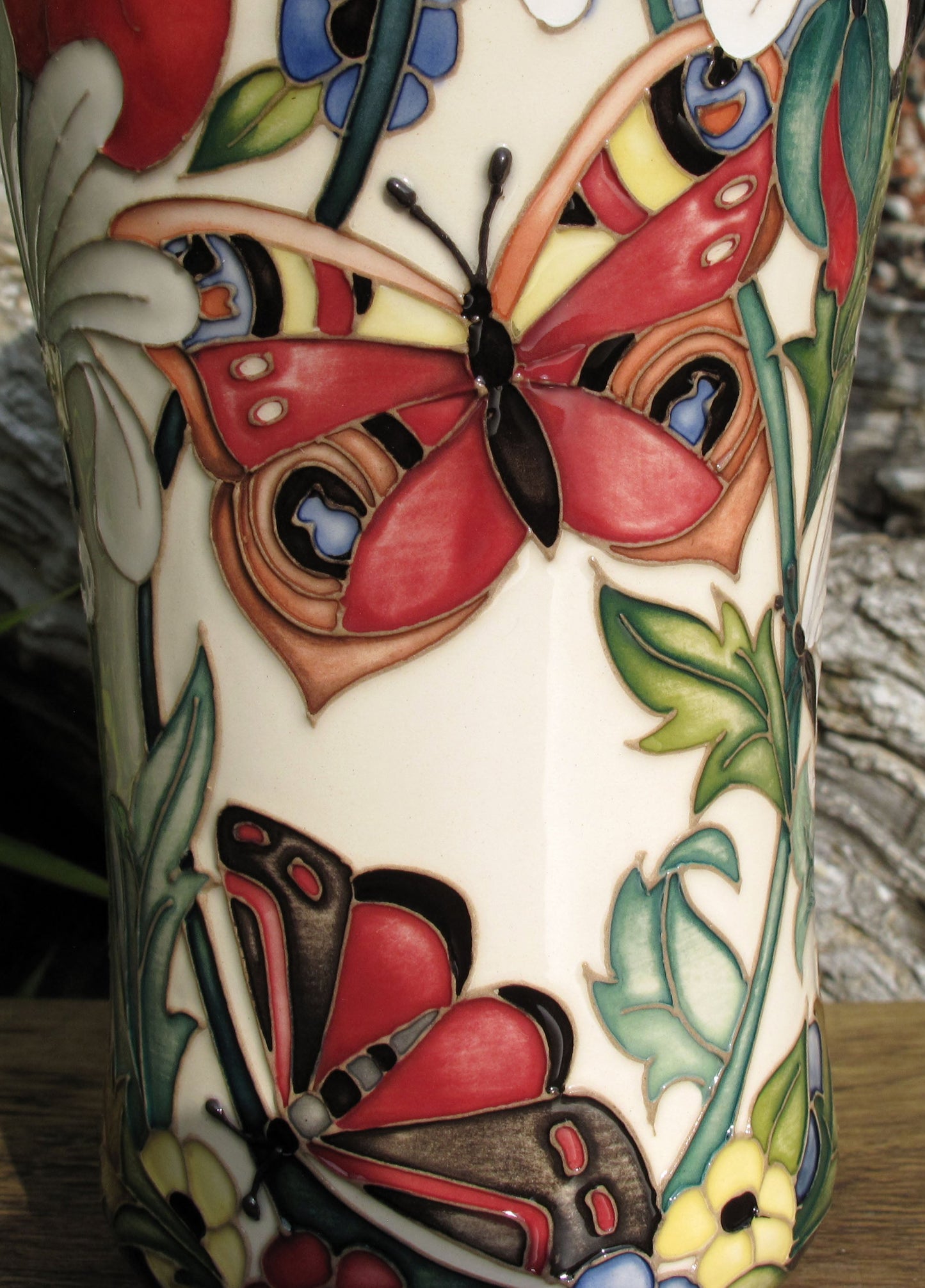 Moorcroft Rare FLORAL FANTASIA Vase 375/7 Limited Edition 2/5 Retail Price £945