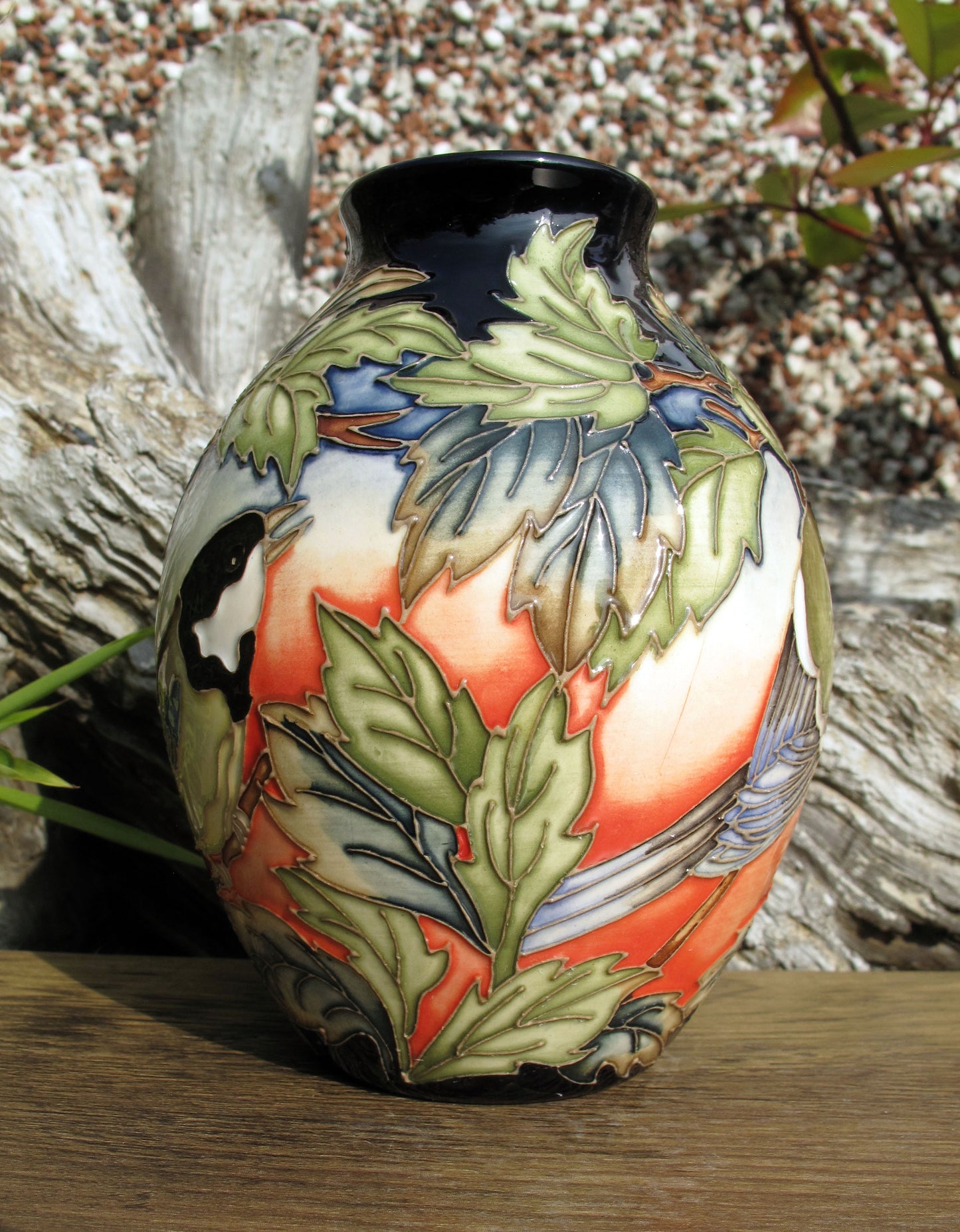 Moorcroft STAR OF SPRING Vase 3/5 Limited Edition 12/15 Retail Price £645 Birds
