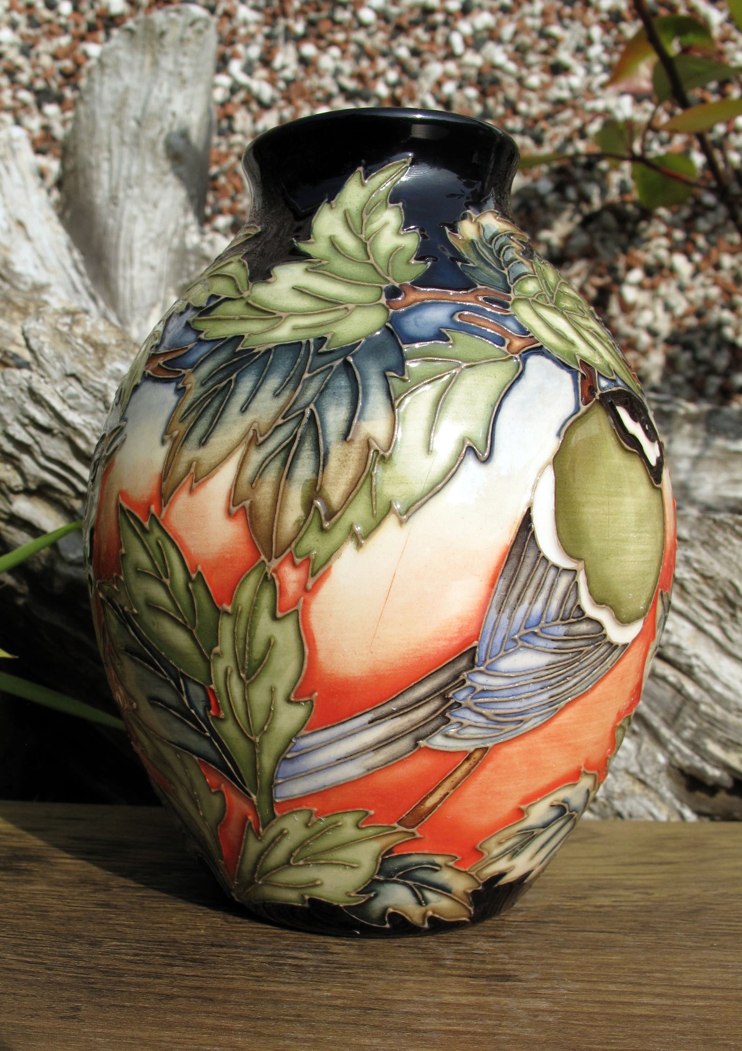 Moorcroft STAR OF SPRING Vase 3/5 Limited Edition 12/15 Retail Price £645 Birds