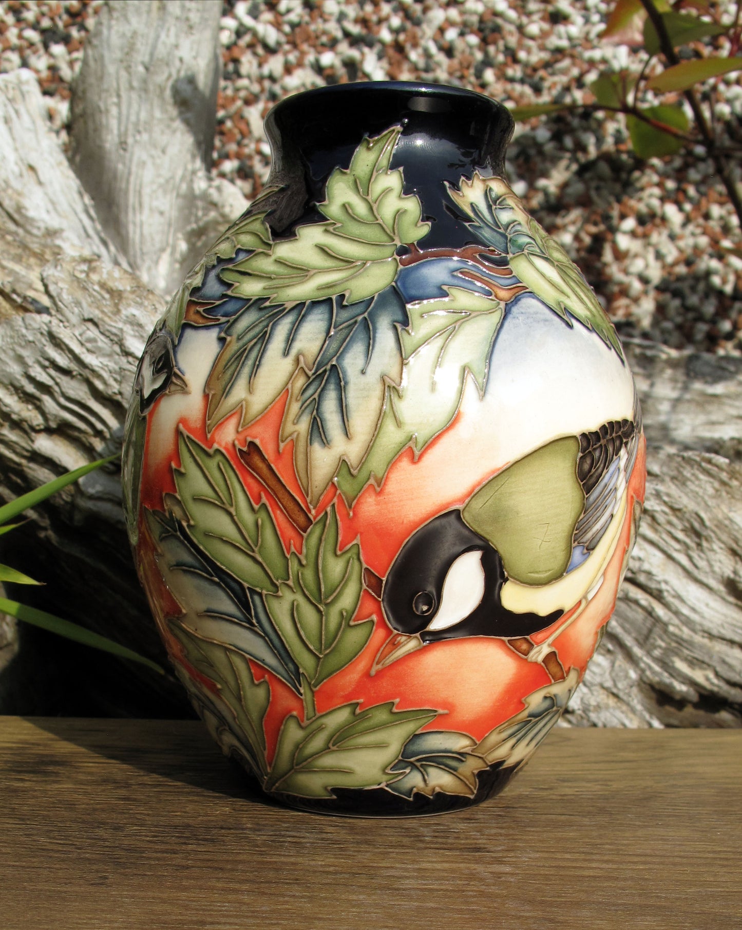 Moorcroft STAR OF SPRING Vase 3/5 Limited Edition 12/15 Retail Price £645 Birds