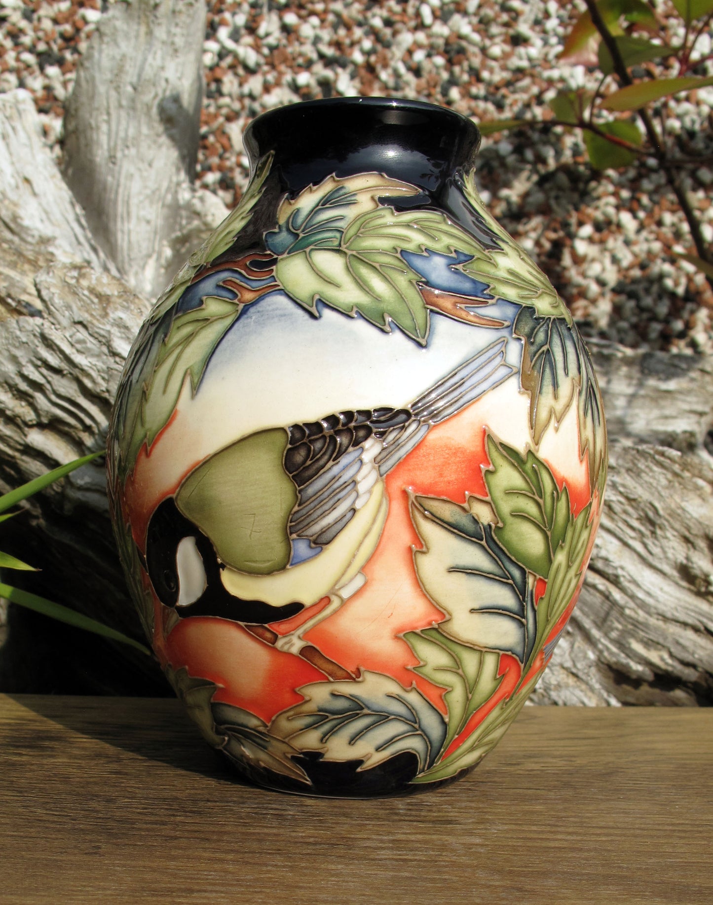 Moorcroft STAR OF SPRING Vase 3/5 Limited Edition 12/15 Retail Price £645 Birds