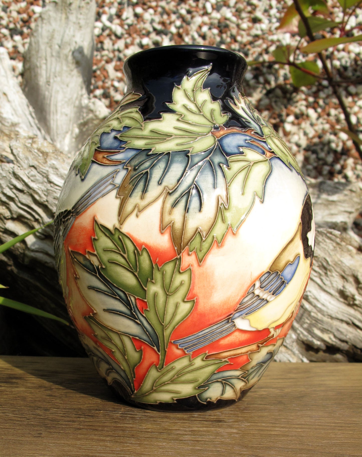 Moorcroft STAR OF SPRING Vase 3/5 Limited Edition 12/15 Retail Price £645 Birds