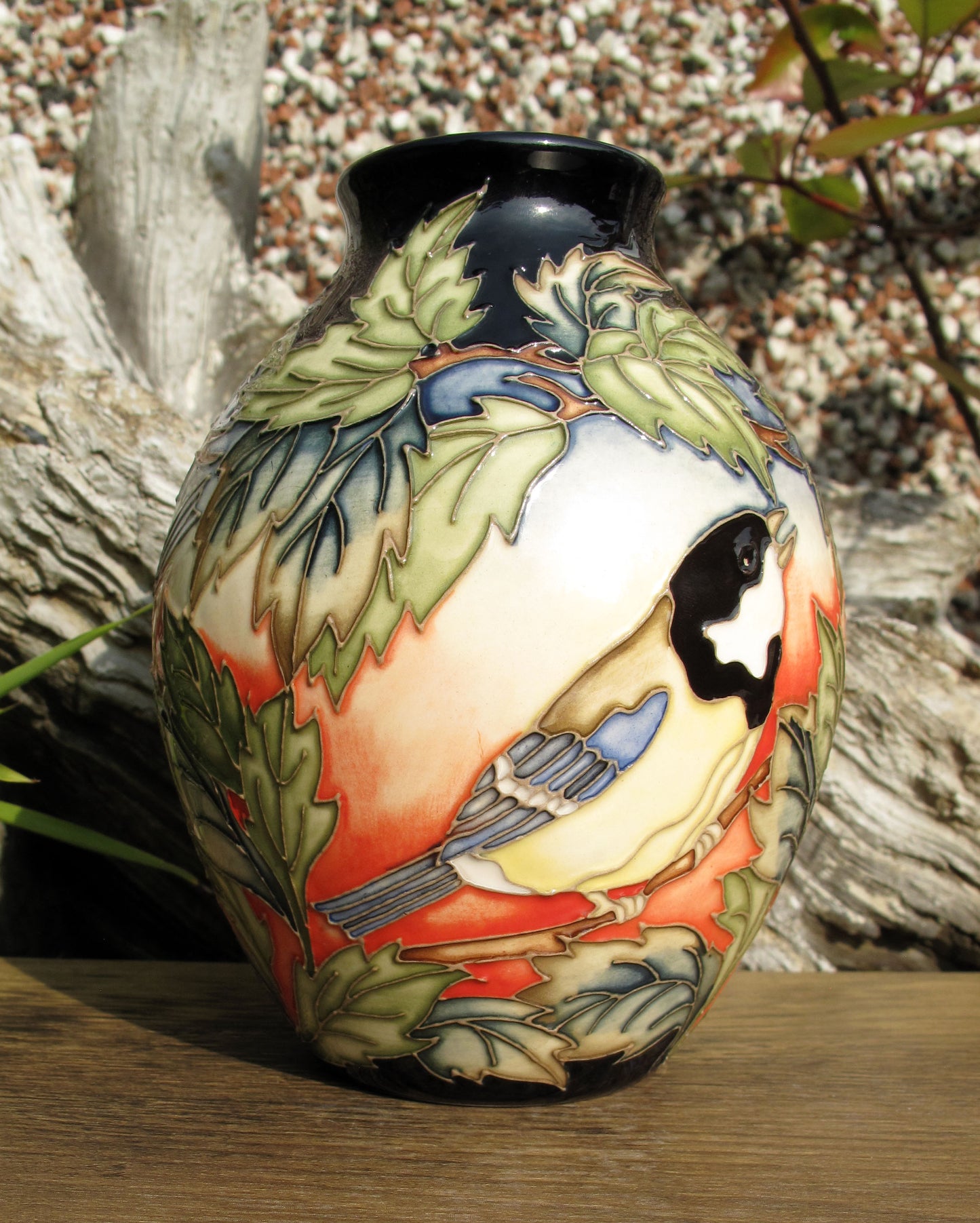 Moorcroft STAR OF SPRING Vase 3/5 Limited Edition 12/15 Retail Price £645 Birds