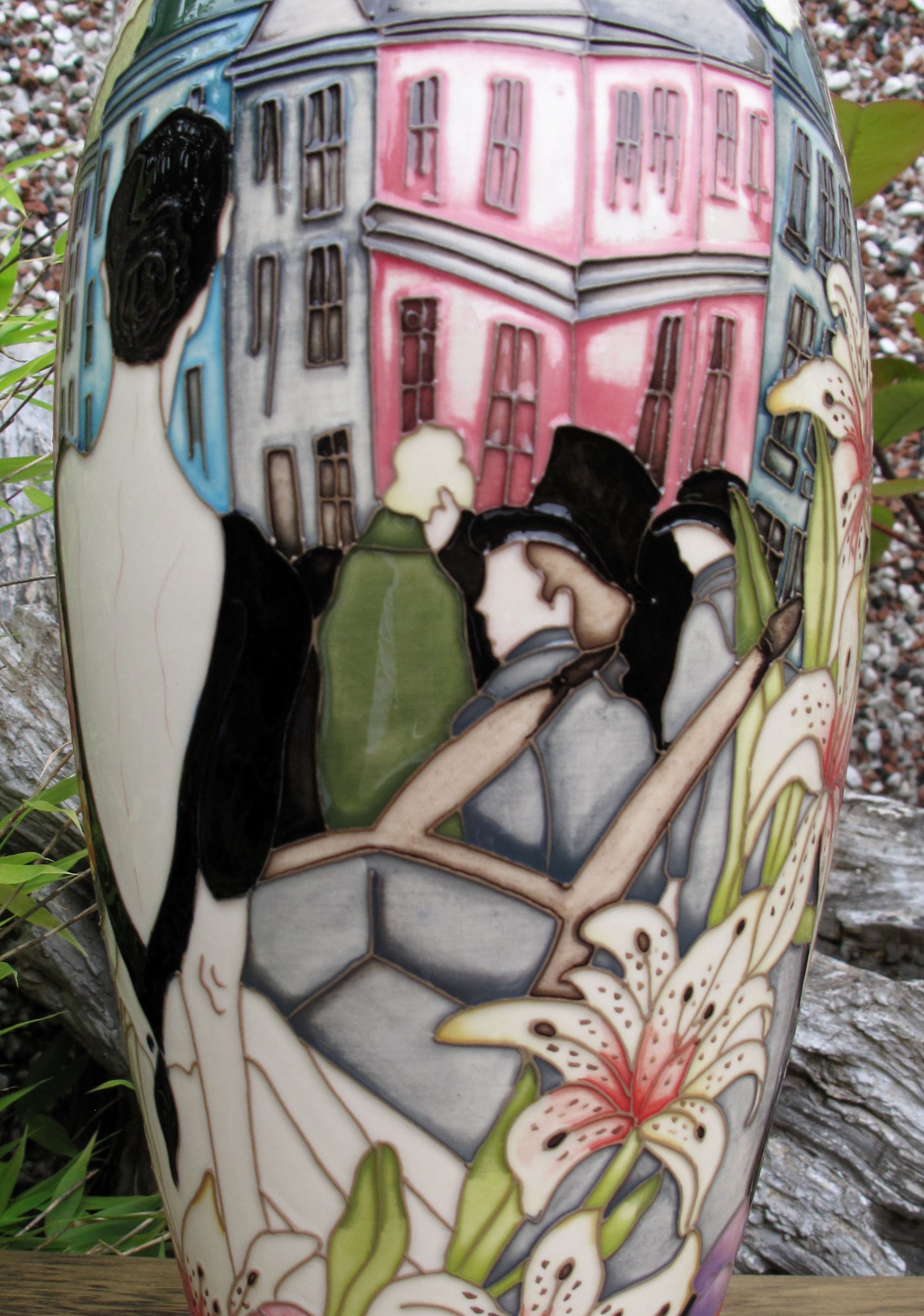 Moorcroft THE FLOWER SELLER Vase 101/12 Limited Edition 24/25 Retail Price £1595
