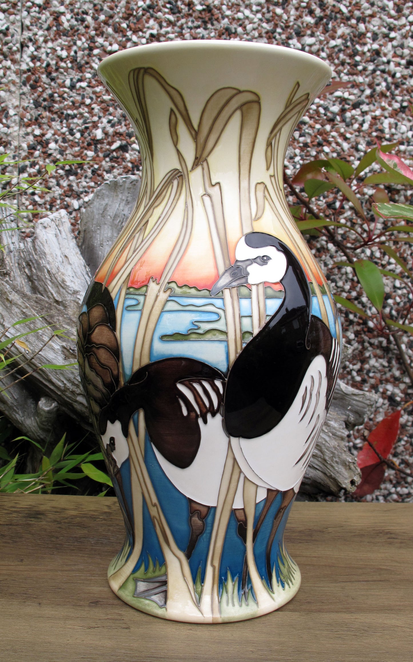 Moorcroft Exquisite RARE GEESE Vase 226/12 Trial Date 27.3.25 Retail Price £1845