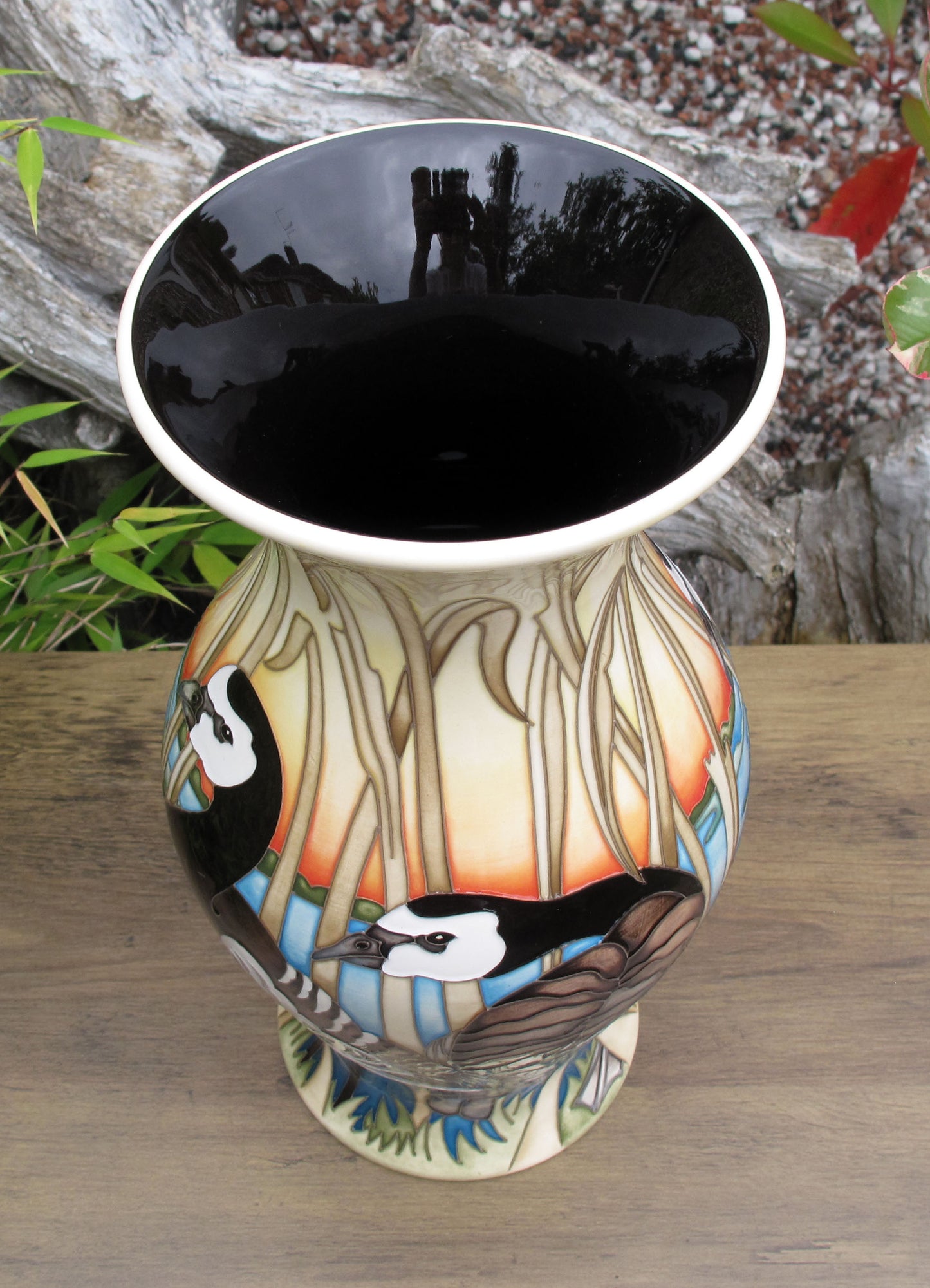 Moorcroft Exquisite RARE GEESE Vase 226/12 Trial Date 27.3.25 Retail Price £1845