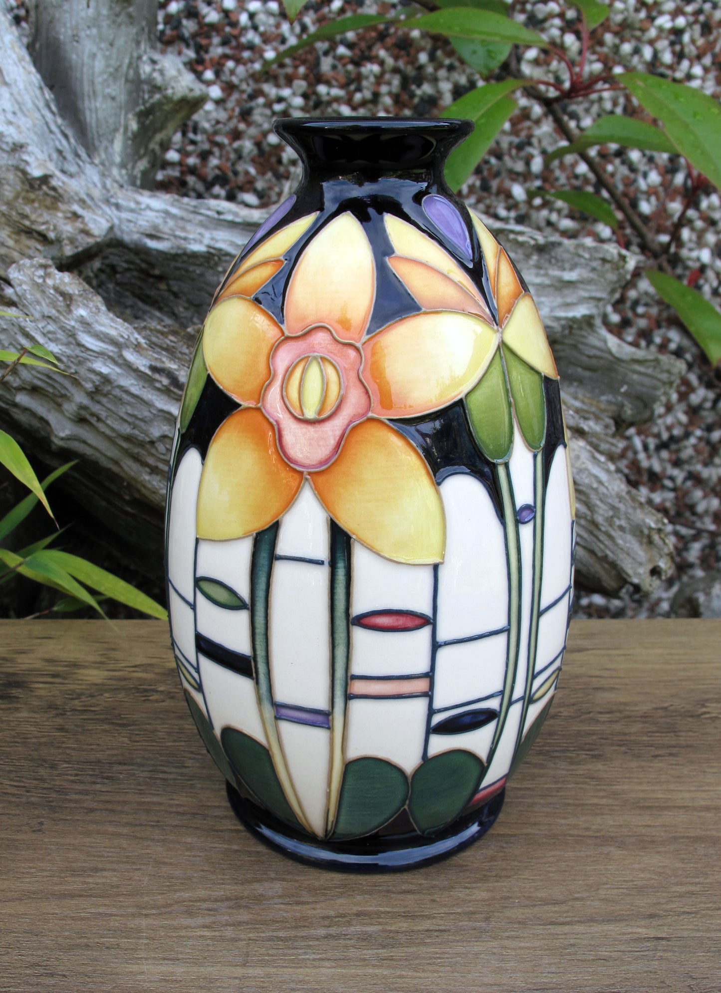 Moorcroft Very Rare MODERN DAFF Vase 119/7 Trial Date 25.3.25 Retail Price £430