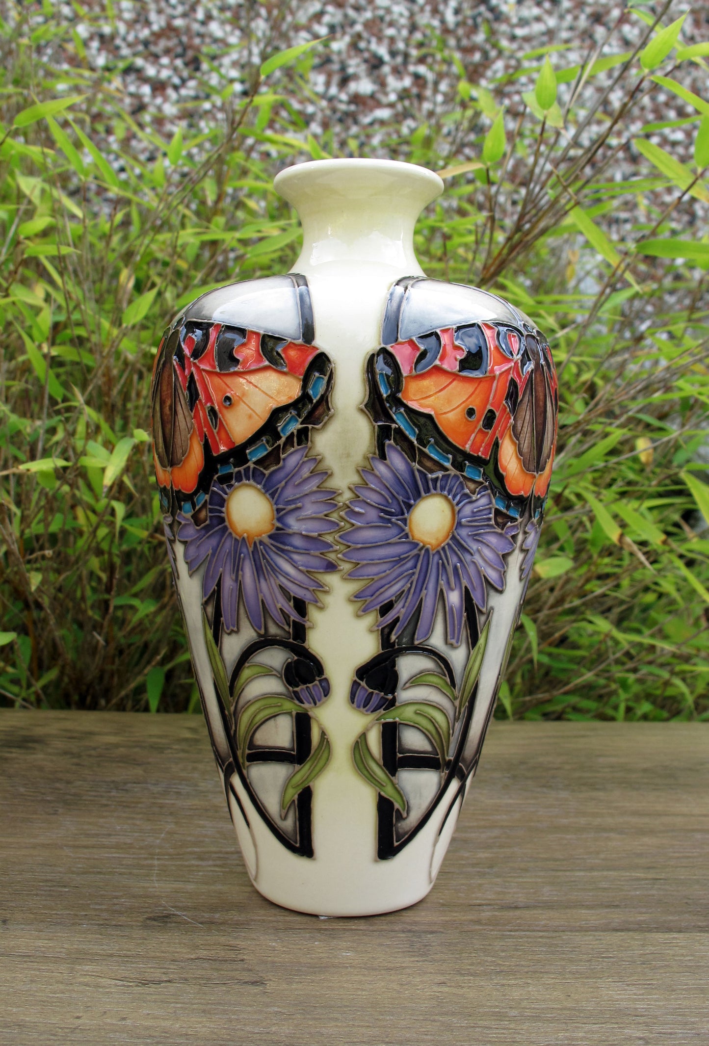 Moorcroft Very Rare TORTOISESELL MOTH Vase 72/6 Trial 23.5.24 Retail Price £595