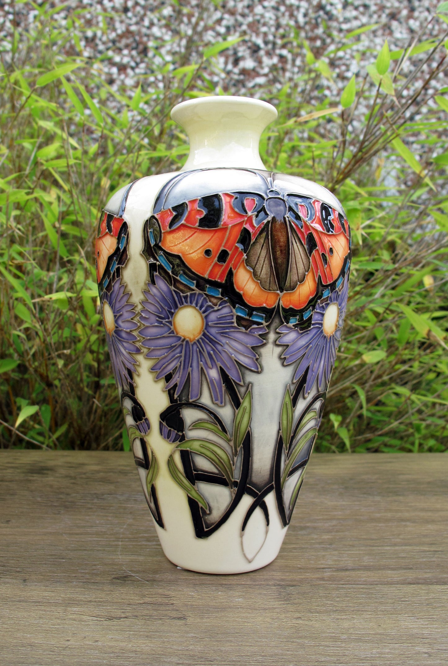 Moorcroft Very Rare TORTOISESELL MOTH Vase 72/6 Trial 23.5.24 Retail Price £595