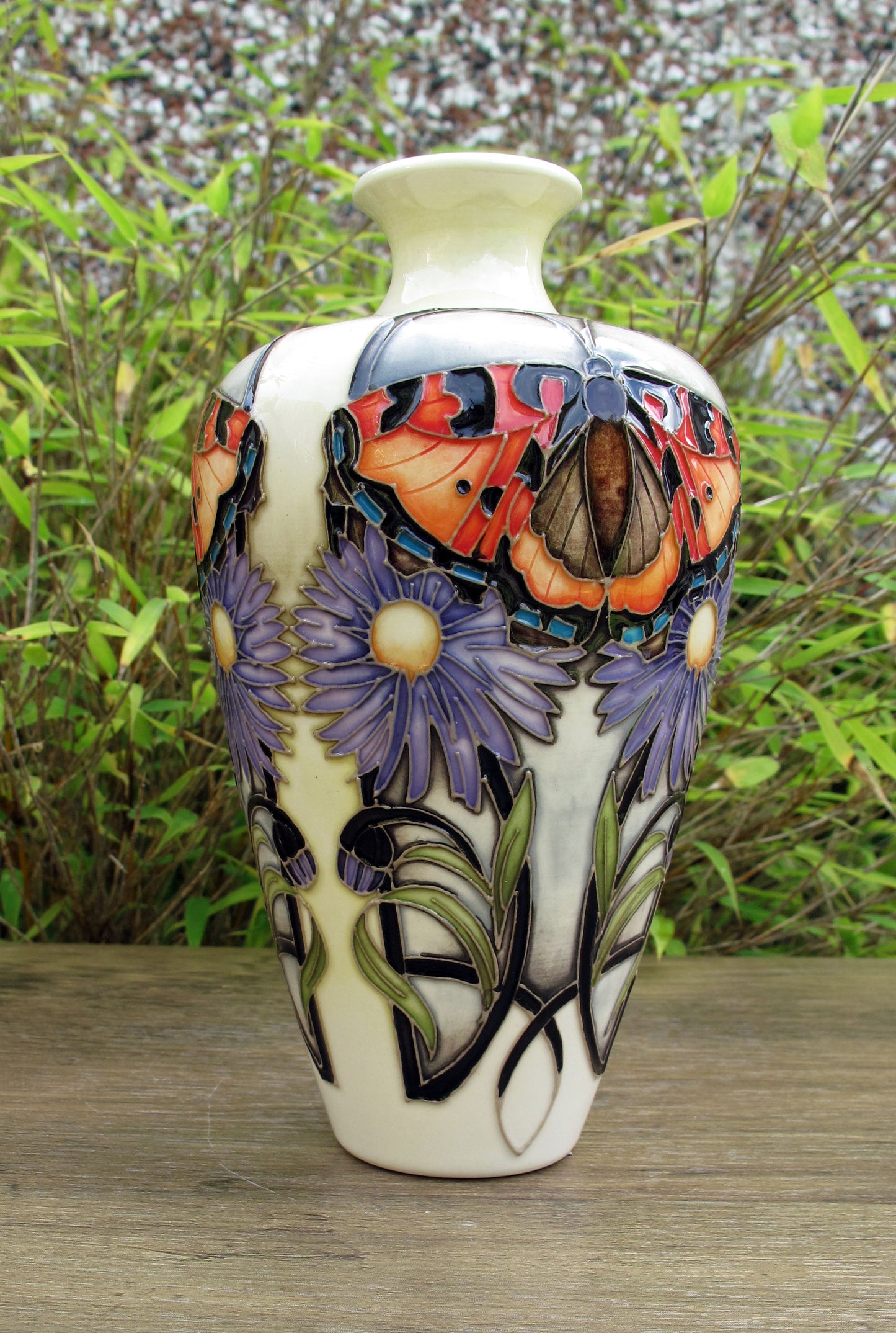 Moorcroft Very Rare TORTOISESELL MOTH Vase 72/6 Trial 23.5.24 Retail Price £595
