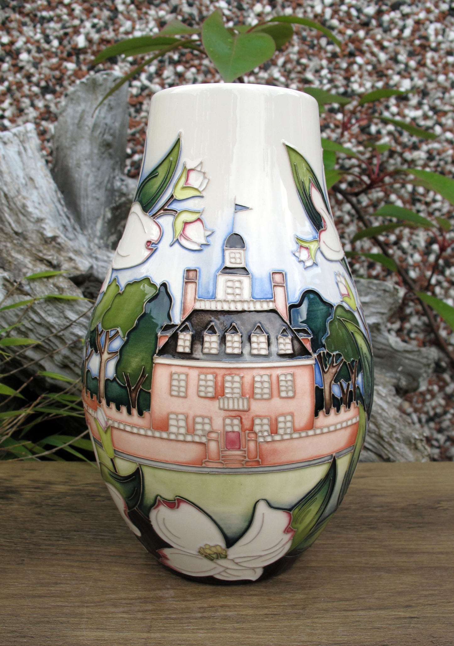 Moorcroft Very Rare WILLIAMSBURG Vase 117/7 Trial Date 29.5.24 Retail Price £895