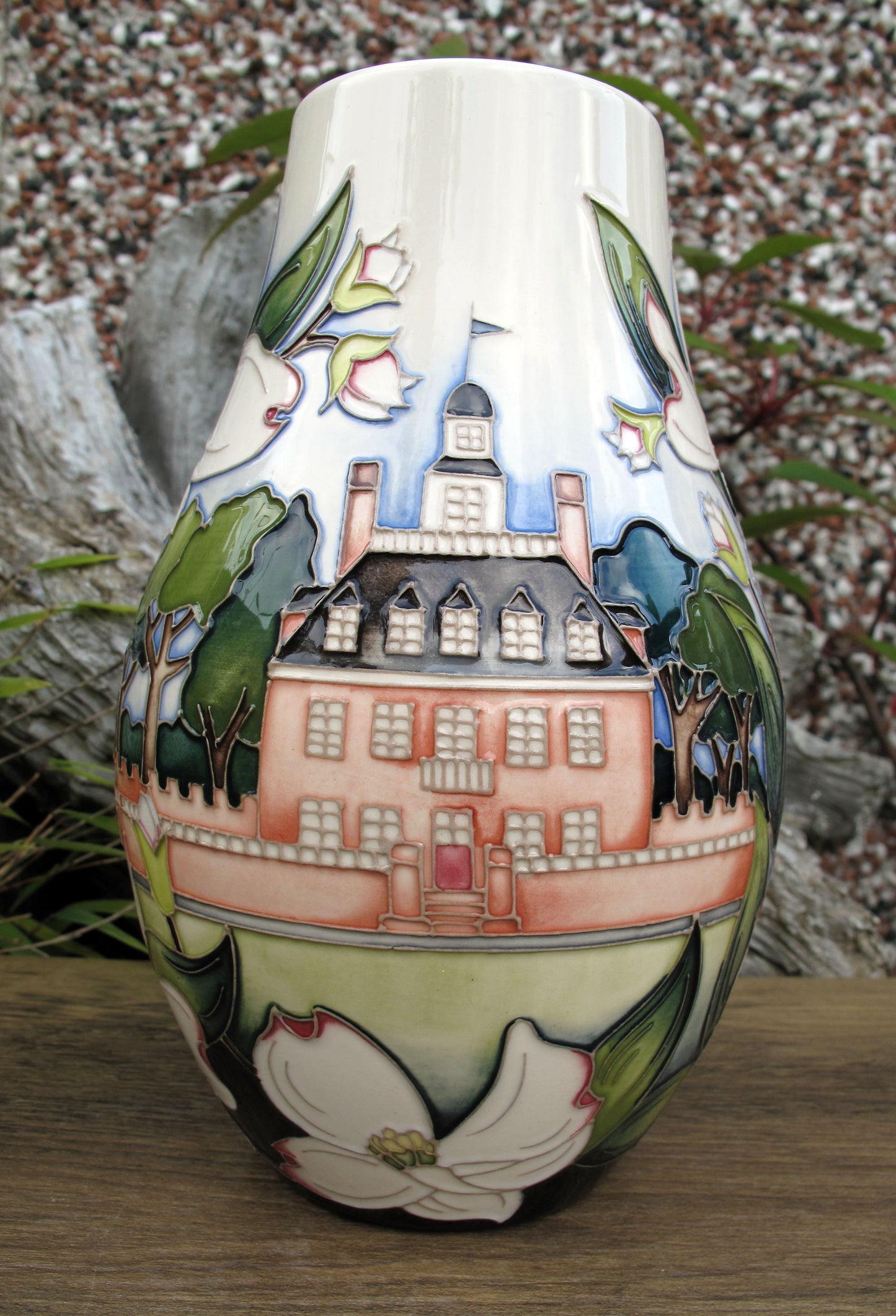 Moorcroft Very Rare WILLIAMSBURG Vase 117/7 Trial Date 29.5.24 Retail Price £895
