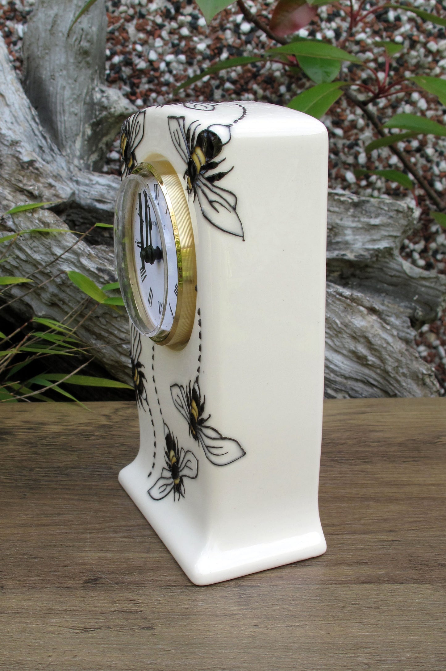 Moorcroft BEES FOR TEA Clock CL1 Retail Price £195 Rachel Bishop