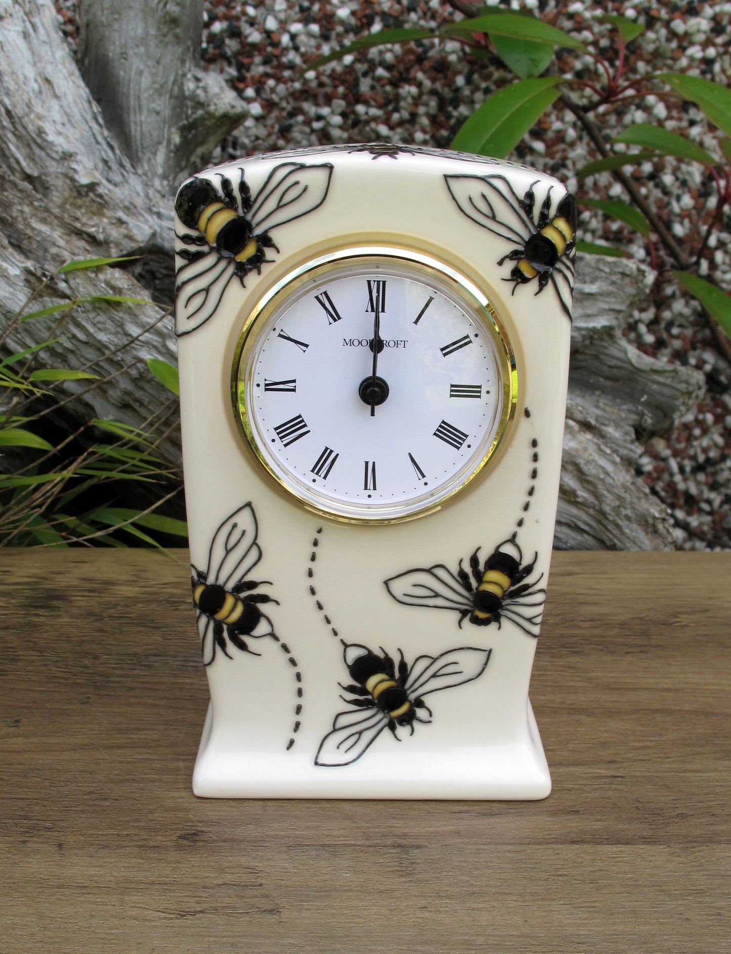 Moorcroft BEES FOR TEA Clock CL1 Retail Price £195 Rachel Bishop