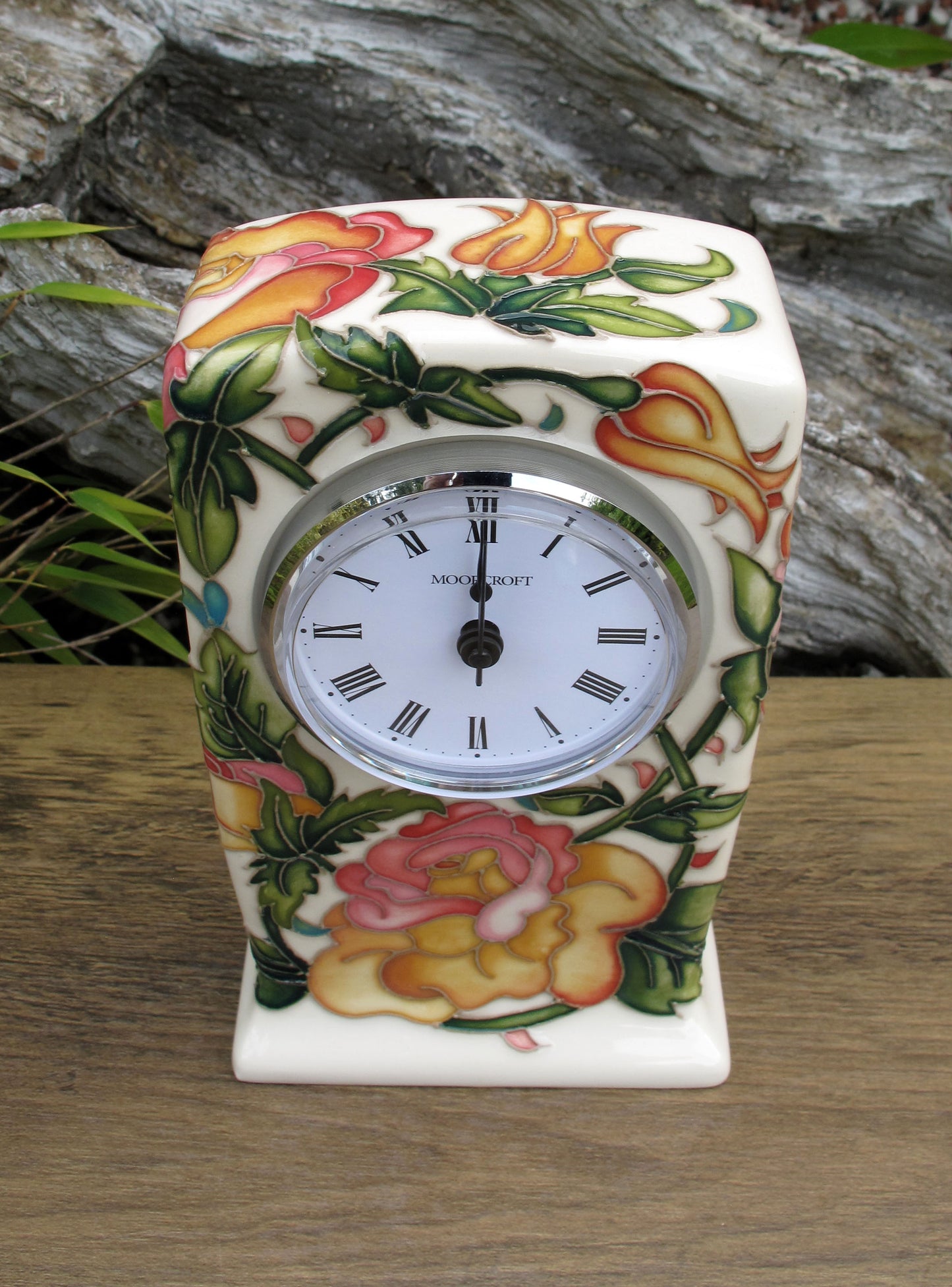 Moorcroft Rare BEE IN TIME Clock CL1 Numbered Edition 19.  Retail Price £445