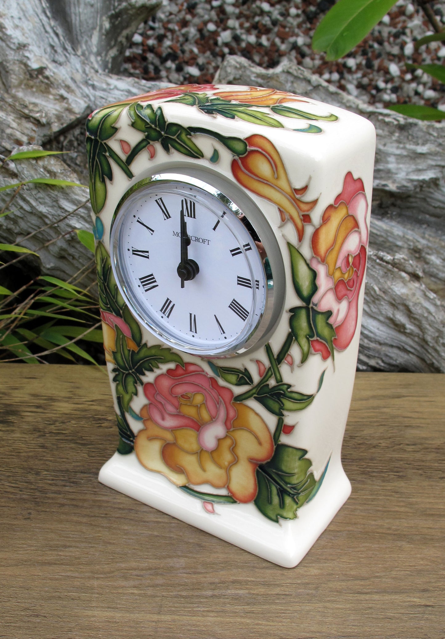 Moorcroft Rare BEE IN TIME Clock CL1 Numbered Edition 19.  Retail Price £445