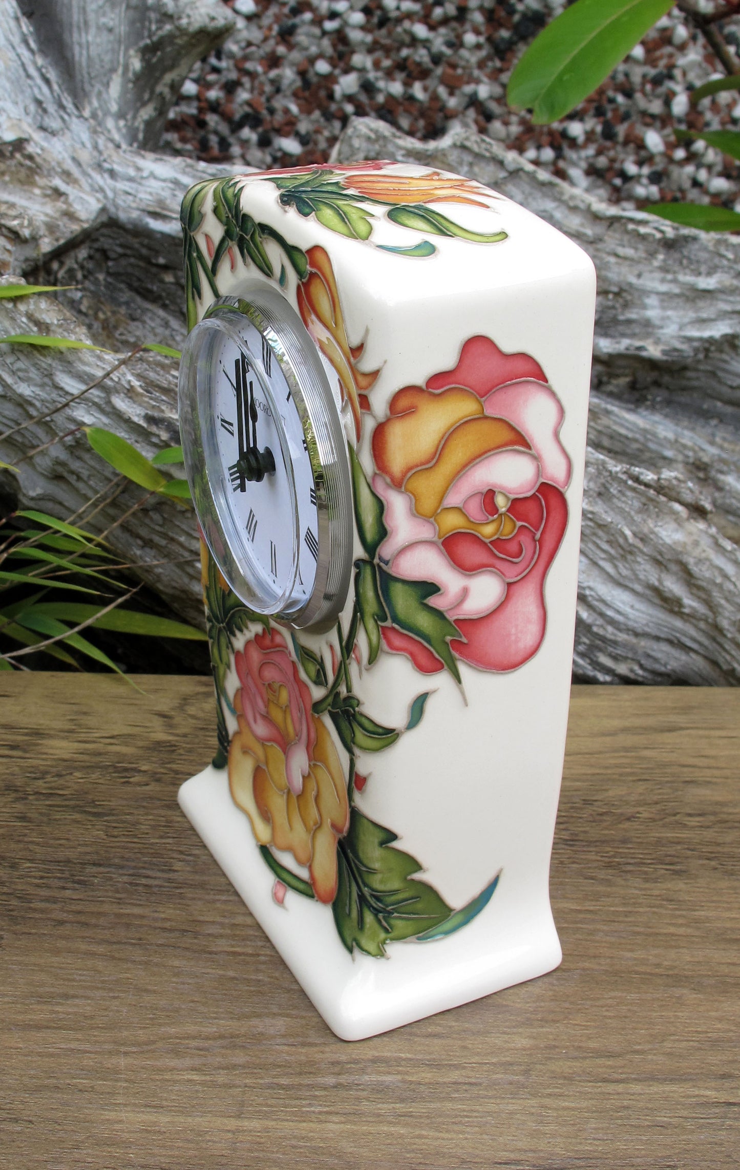 Moorcroft Rare BEE IN TIME Clock CL1 Numbered Edition 19.  Retail Price £445