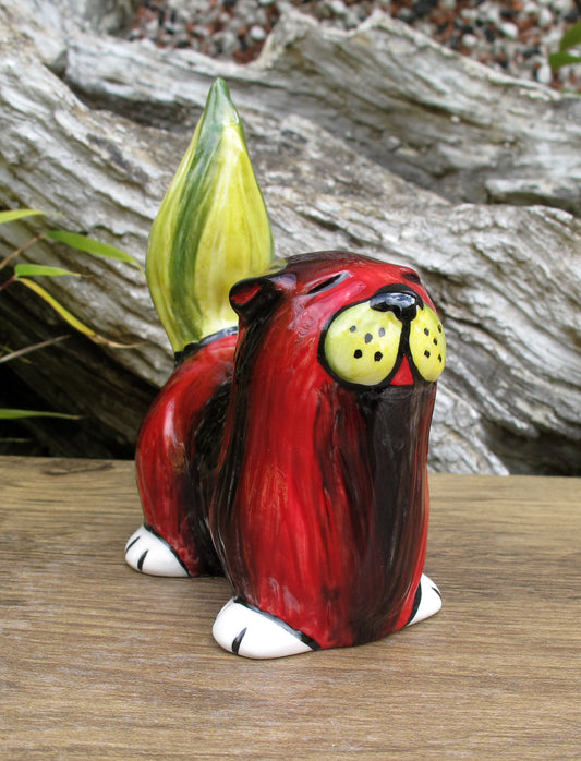 Lorna Bailey TINY MARMALADE Cat Limited Edition 7/8 Open Day 2007 Signed in Red