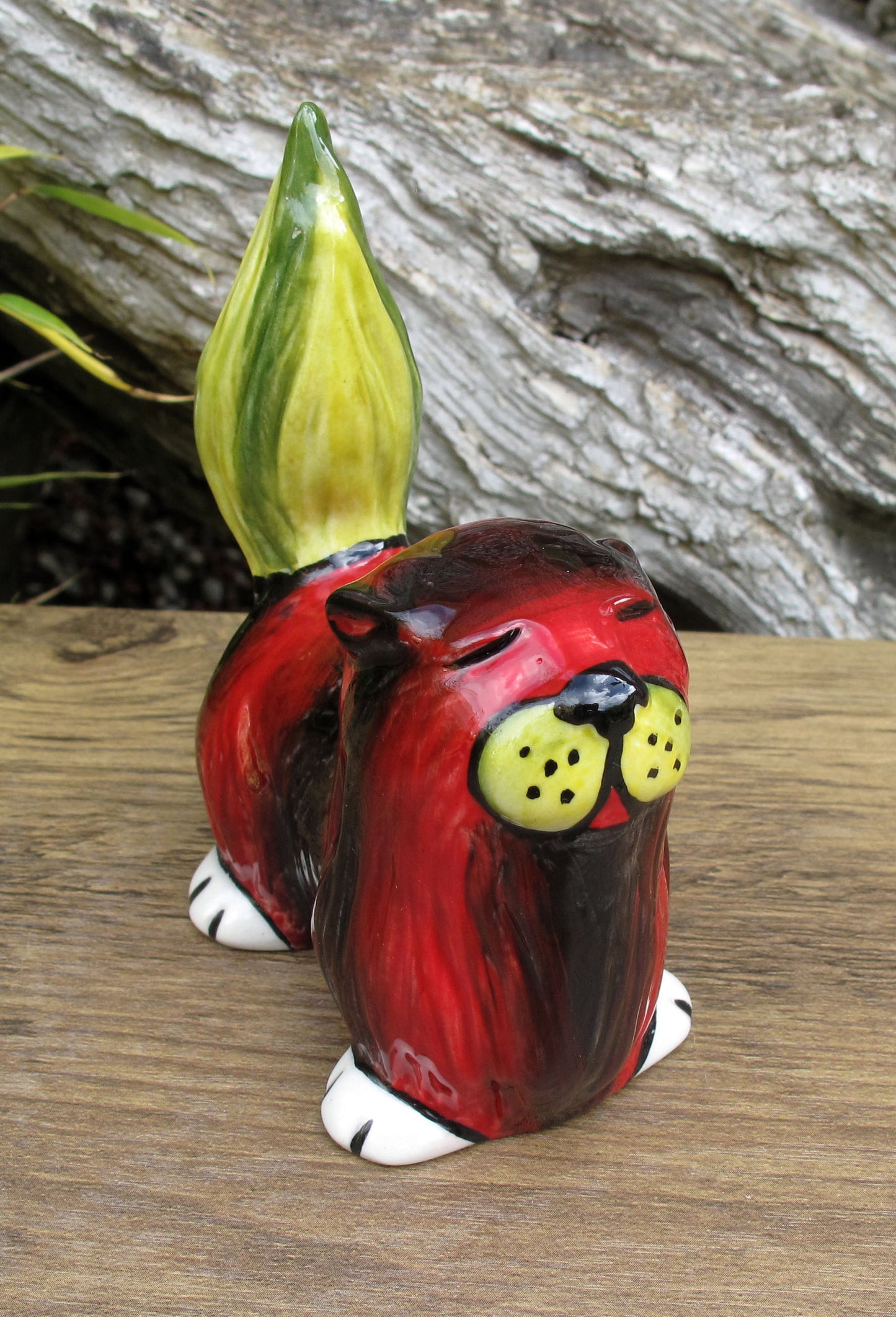 Lorna Bailey TINY MARMALADE Cat Limited Edition 7/8 Open Day 2007 Signed in Red