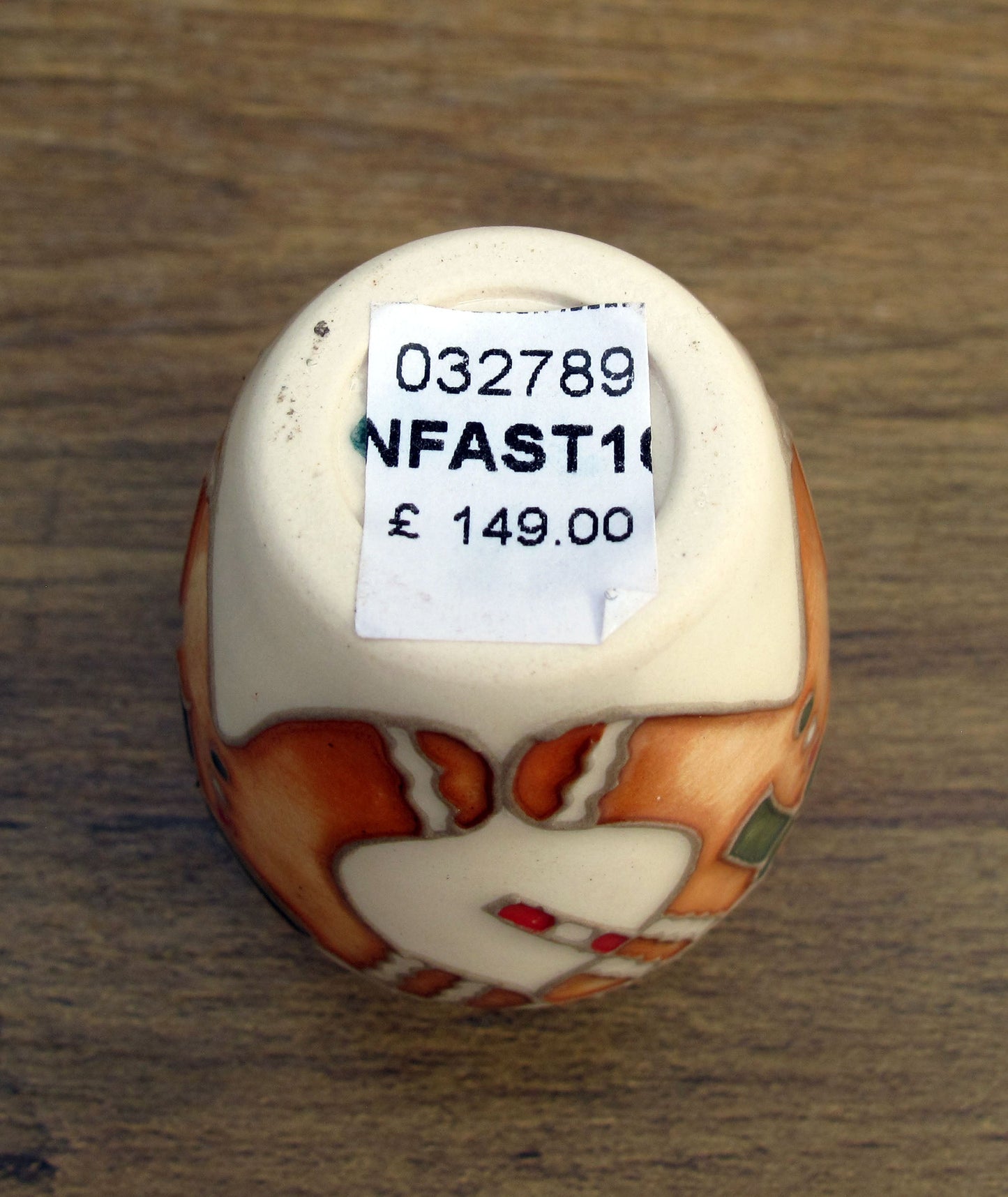 Moorcroft RUN RUN AS FAST AS YOU CAN Miniature Vase 102/2 Retail Price £149