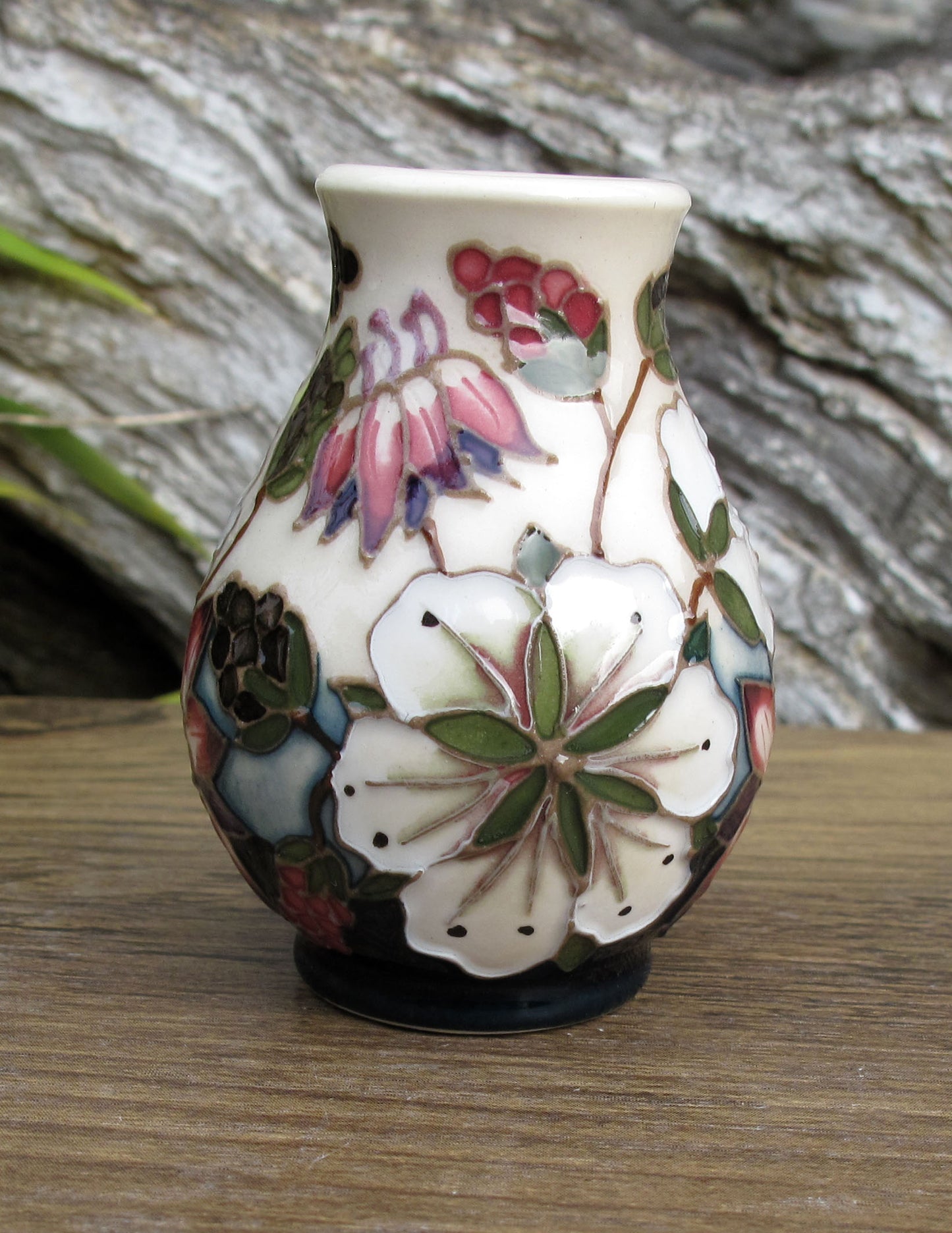 Moorcroft Exquisite Miniature Bramble Revisited 7/2 Vase Retail Price £190