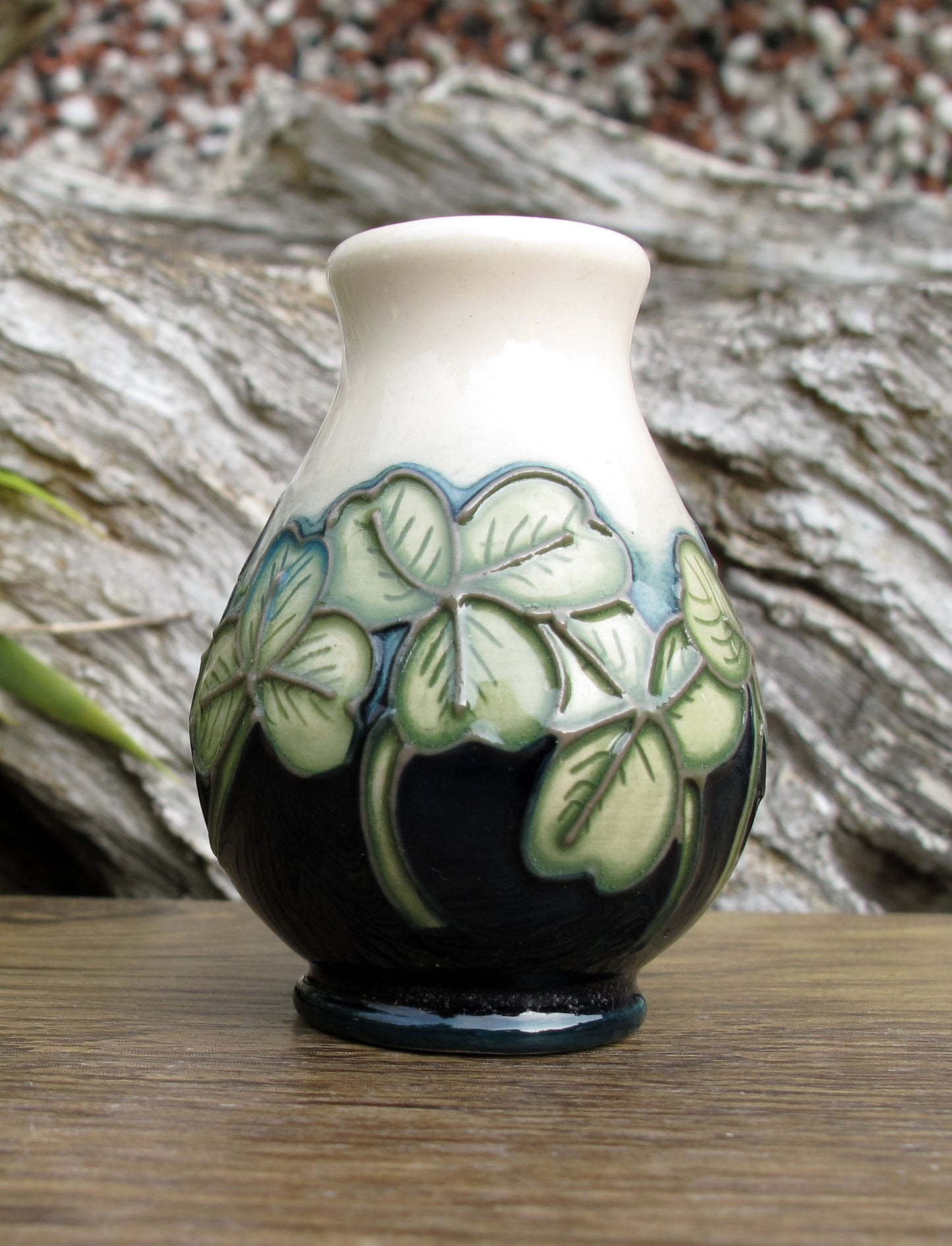 Moorcroft Exquisite CLOVER Miniature Vase Shape 7/2 Retail Price £115