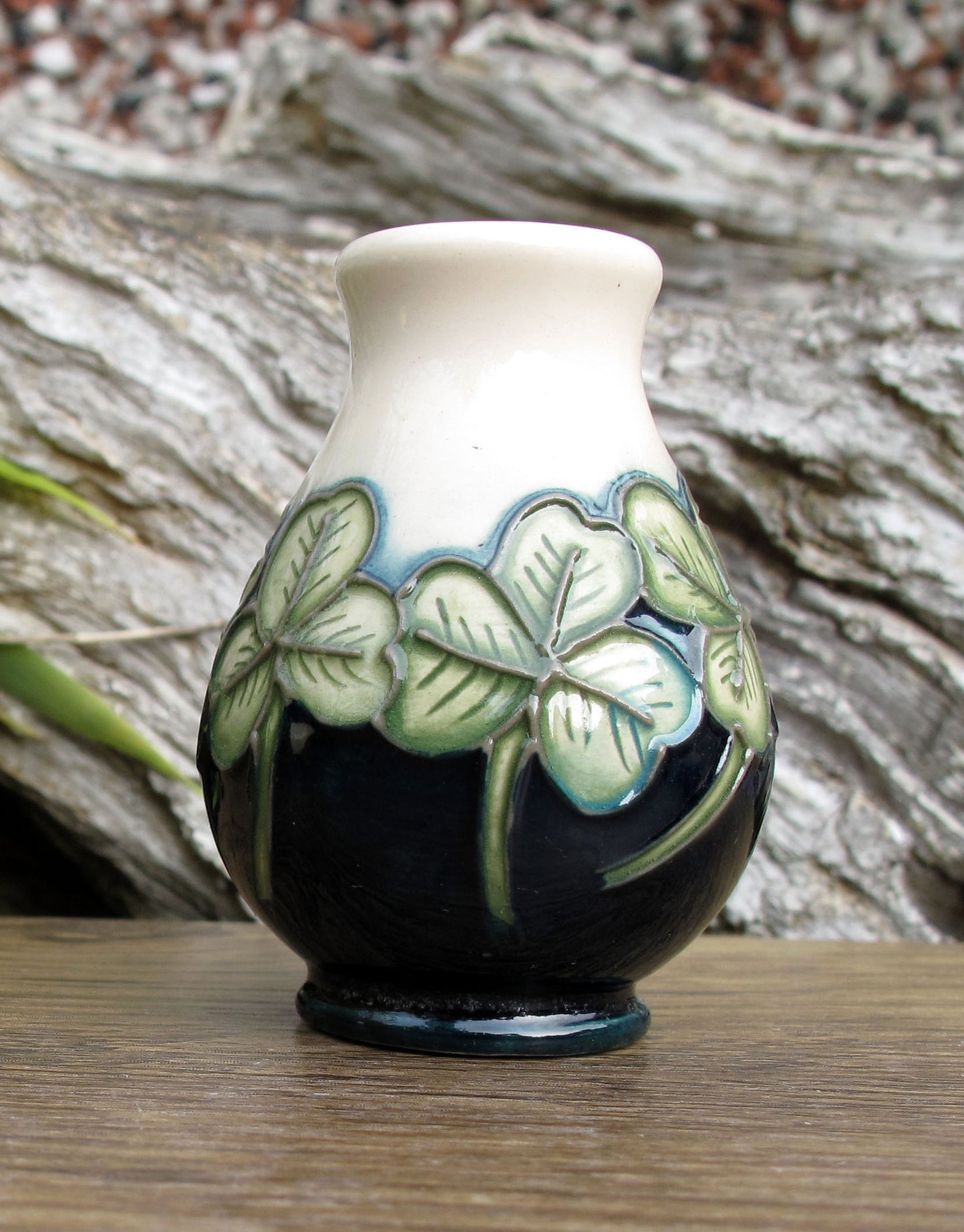 Moorcroft Exquisite CLOVER Miniature Vase Shape 7/2 Retail Price £115