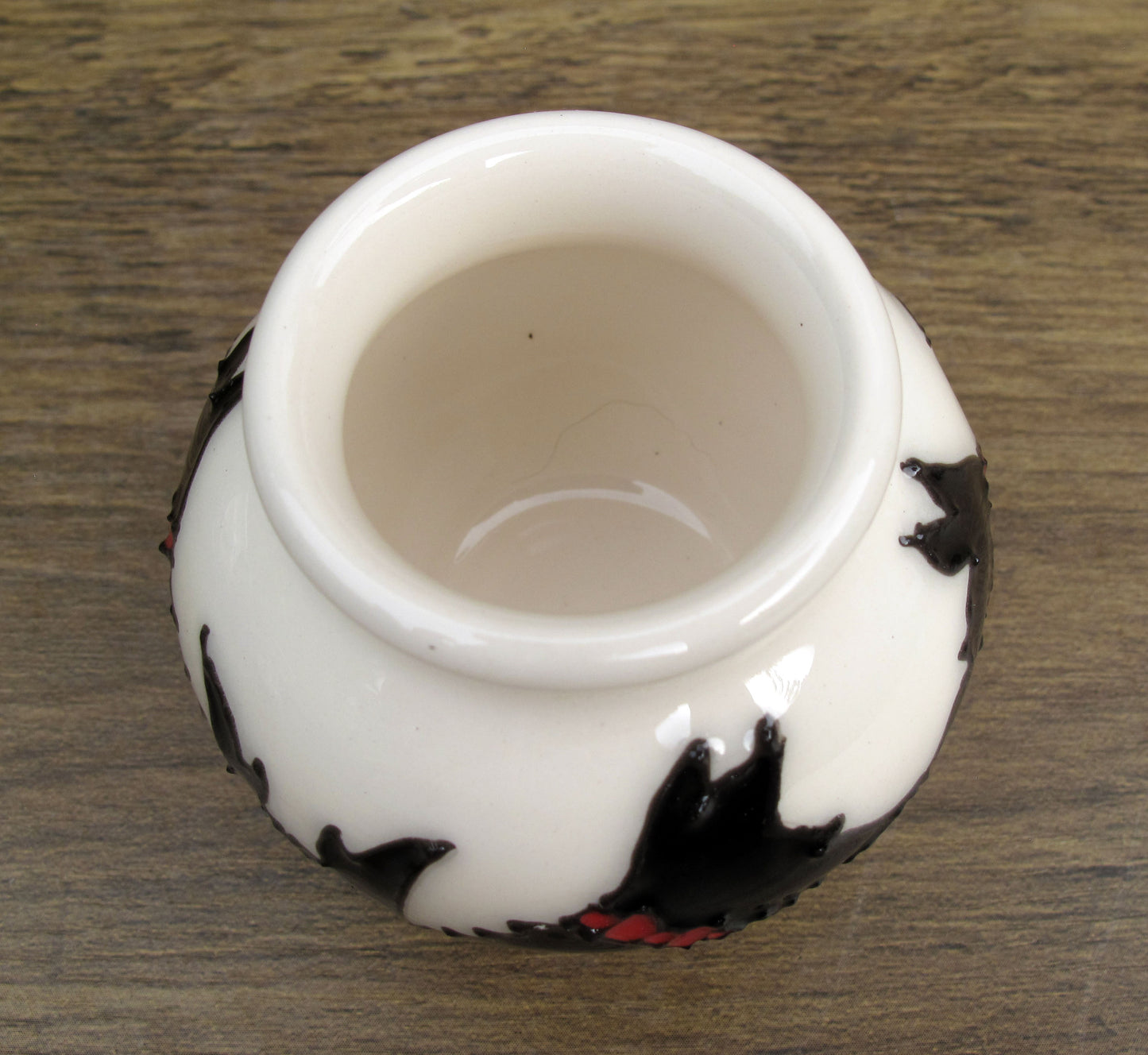 Moorcroft Miniature CANINE COMPANIONS Vase 55/2 Retail Price £115 Scottie Dog