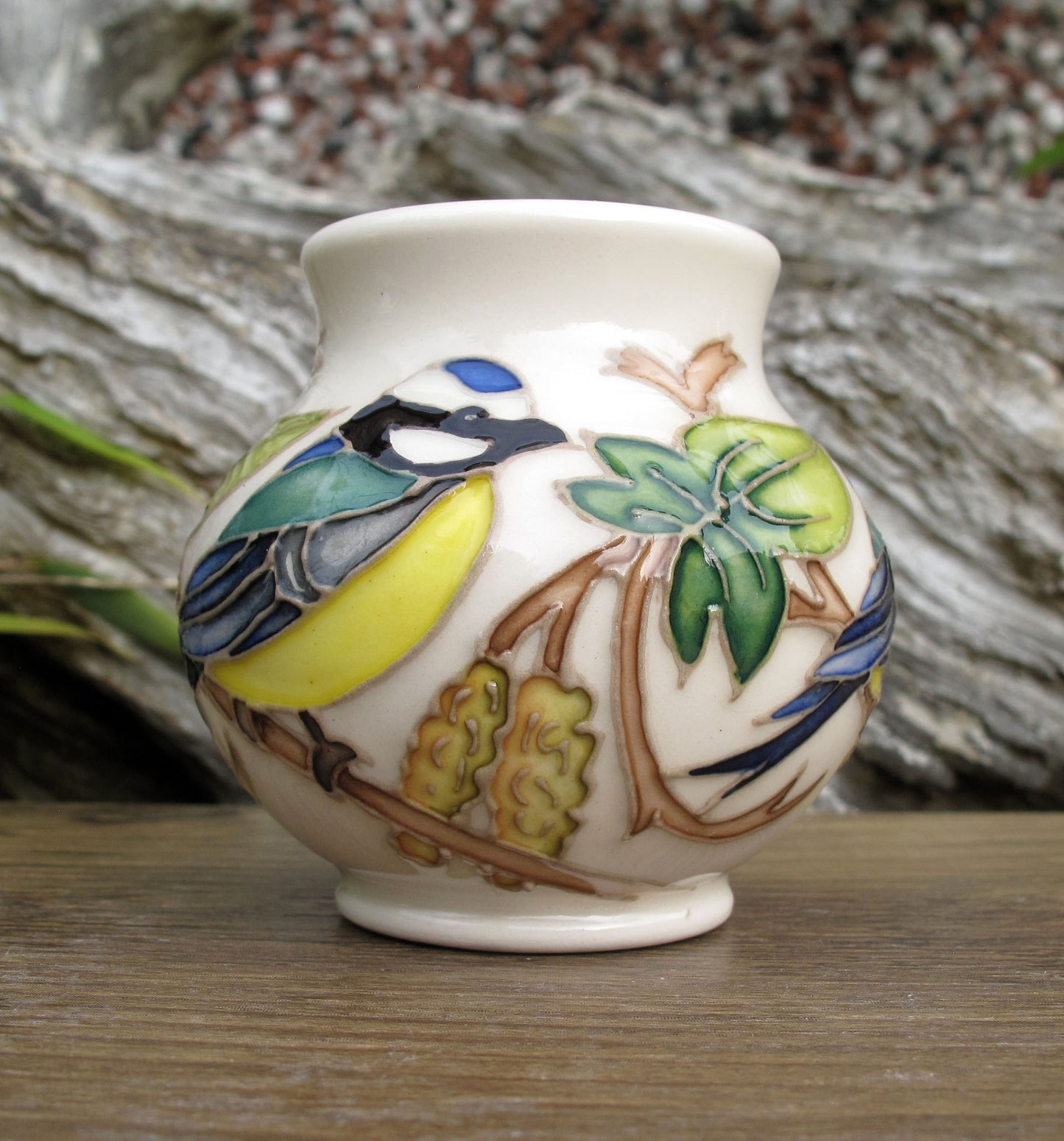 Moorcroft Miniature COLOURS OF WINTER 914/2 Vase (Month Jan) Retail Price £242