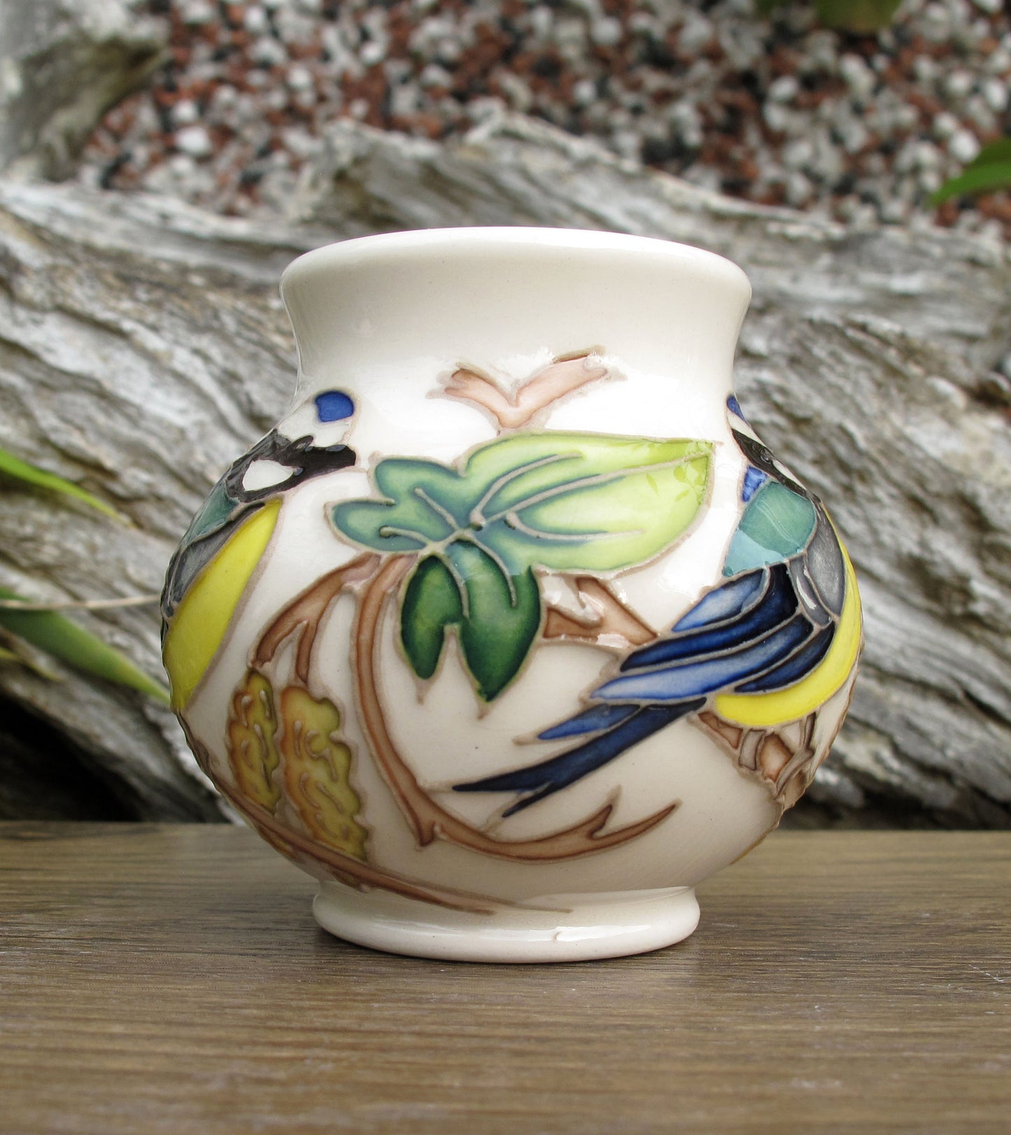 Moorcroft Miniature COLOURS OF WINTER 914/2 Vase (Month Jan) Retail Price £242