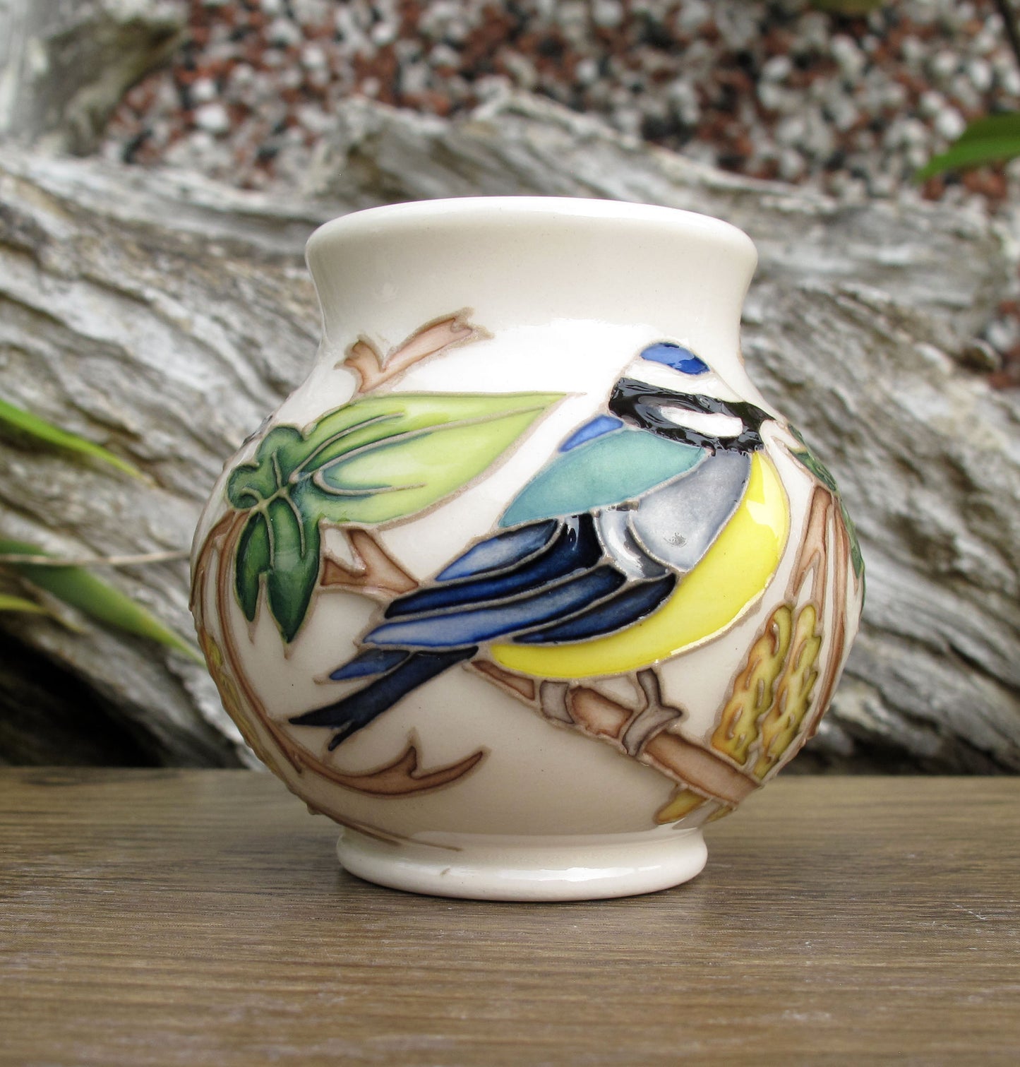 Moorcroft Miniature COLOURS OF WINTER 914/2 Vase (Month Jan) Retail Price £242