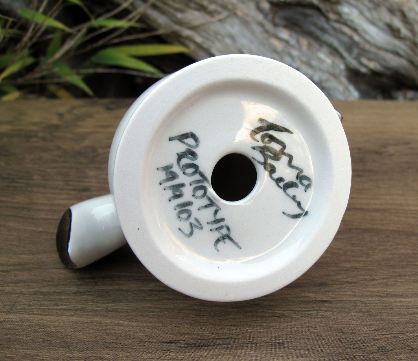 Lorna Bailey PROTOTYPE GHOST PEPPER CRUET Dated 19/09/2003 Halloween