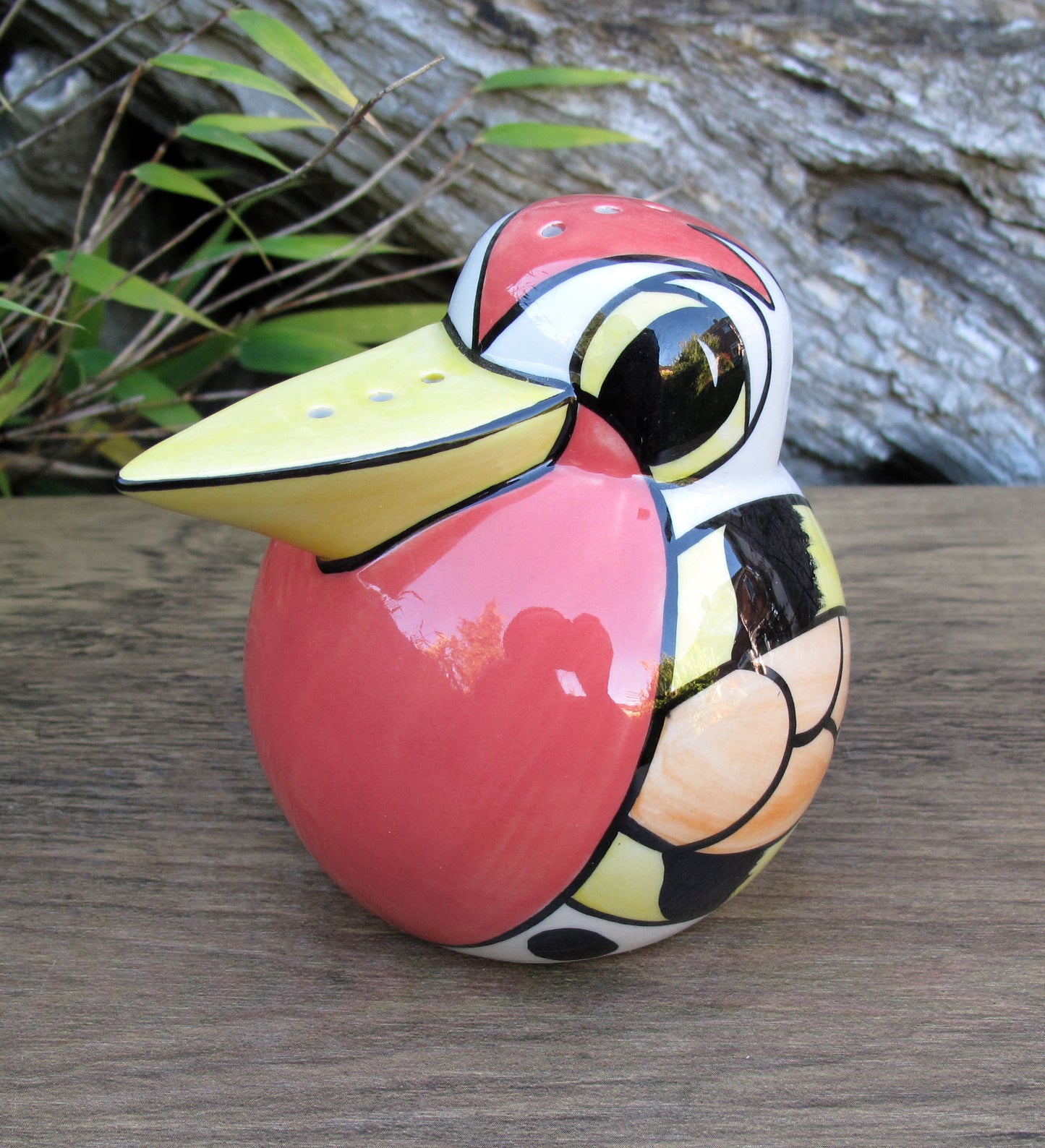 Lorna Bailey Exquisite Quirky ROBIN SUGAR SHAKER December 2004 Birds