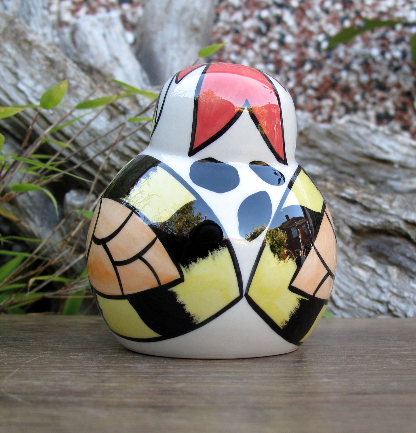 Lorna Bailey Exquisite Quirky ROBIN SUGAR SHAKER December 2004 Birds