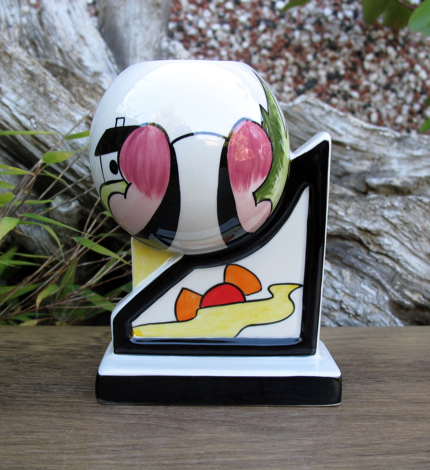 Lorna Bailey VERY RARE HAMIL ROAD ORB VASE ONLY AVAILABLE OPEN DAY 28/10/2006