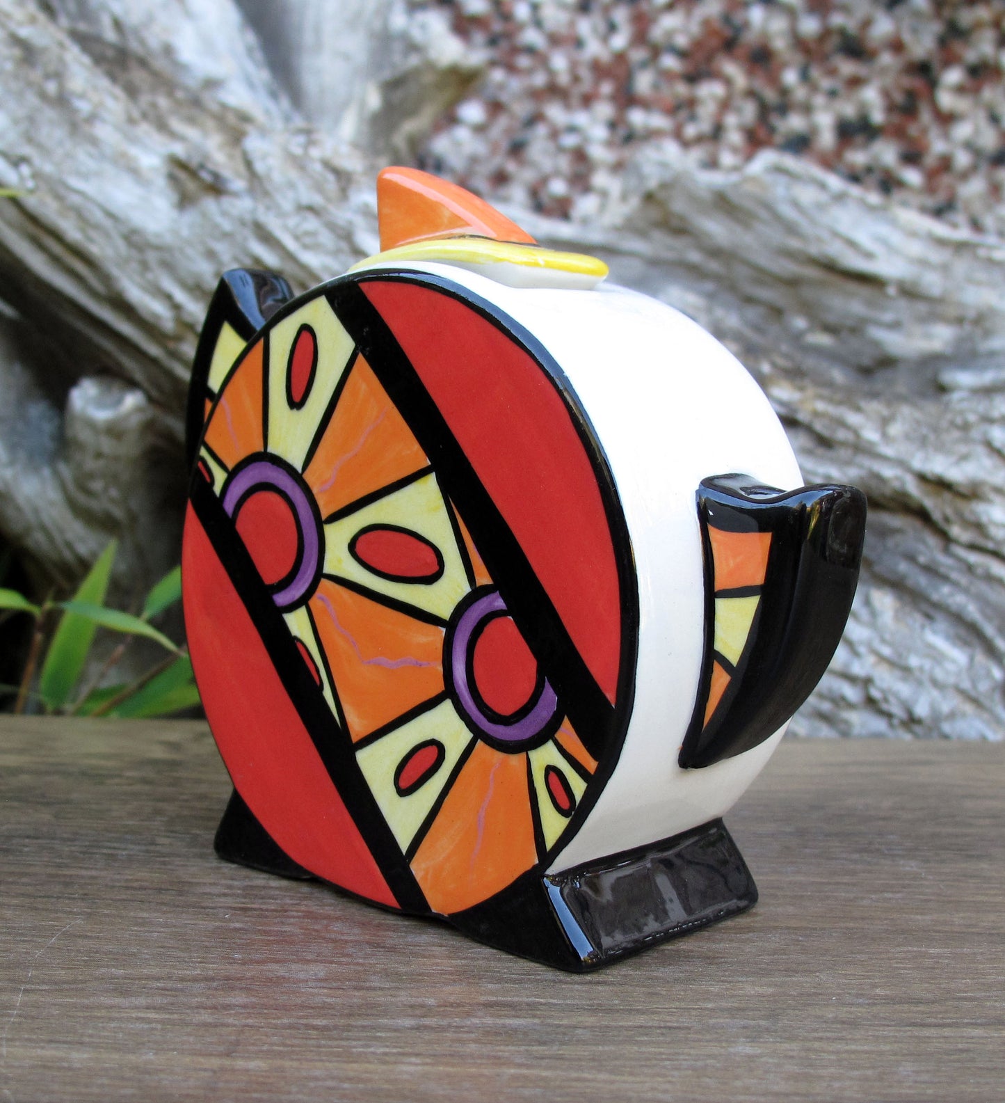 Lorna Bailey Rare Exquisite PROTOYTPE GEO MINI TEAPOT Dated 24.01.2002