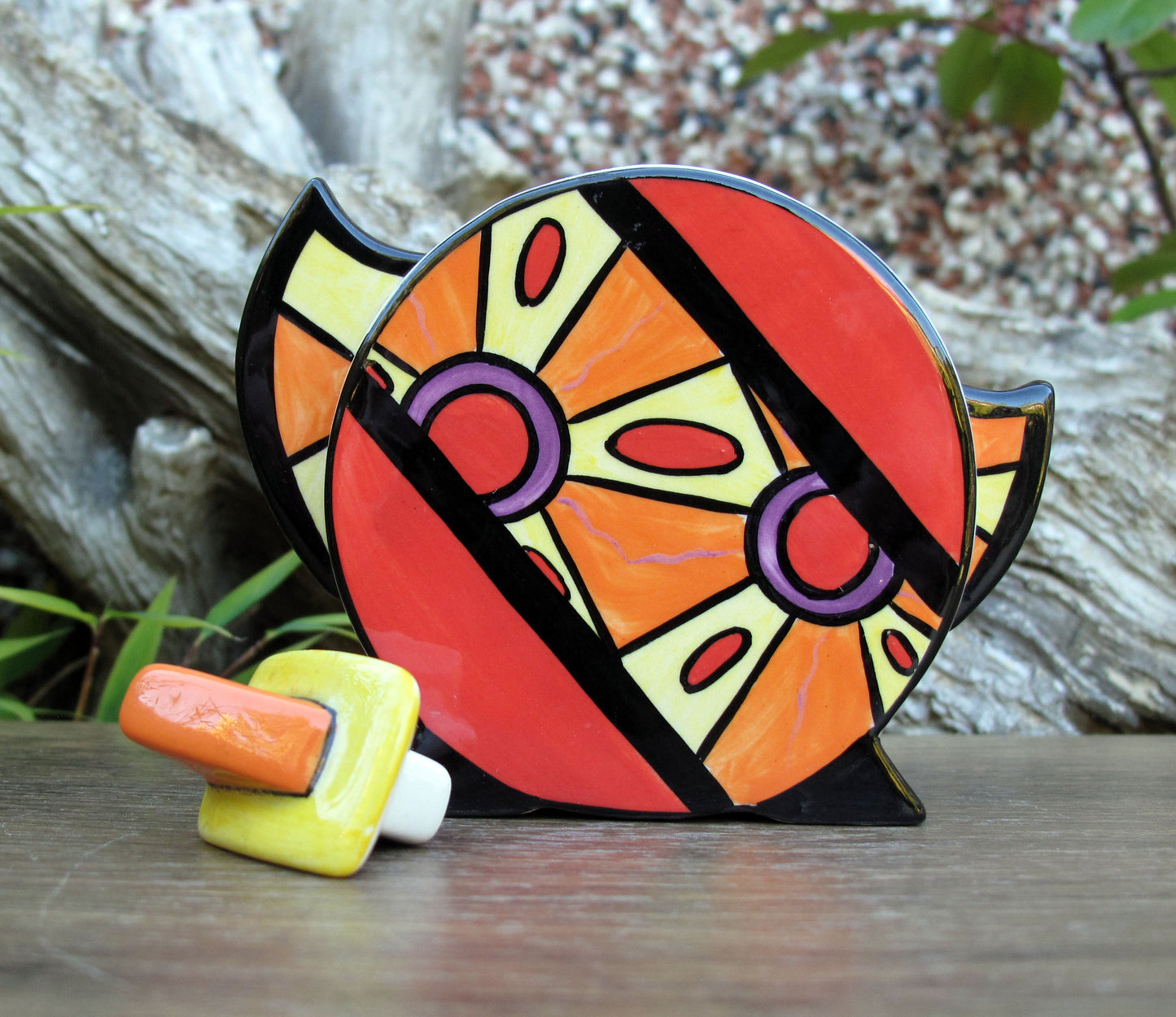 Lorna Bailey Rare Exquisite PROTOYTPE GEO MINI TEAPOT Dated 24.01.2002