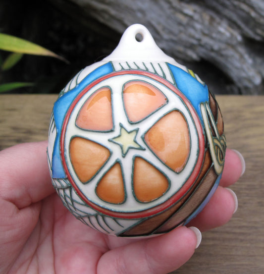 Moorcroft POMANDER BAUBLE 2023 Retail Price £210 Christmas Tree Decoration