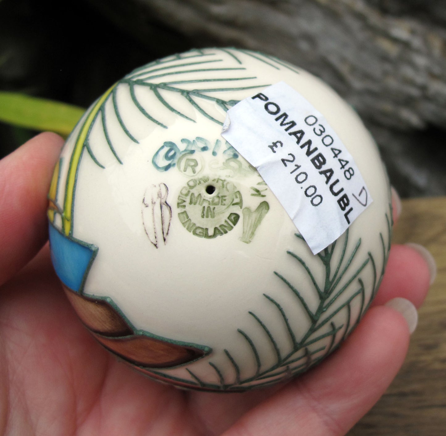 Moorcroft POMANDER BAUBLE 2023 Retail Price £210 Christmas Tree Decoration