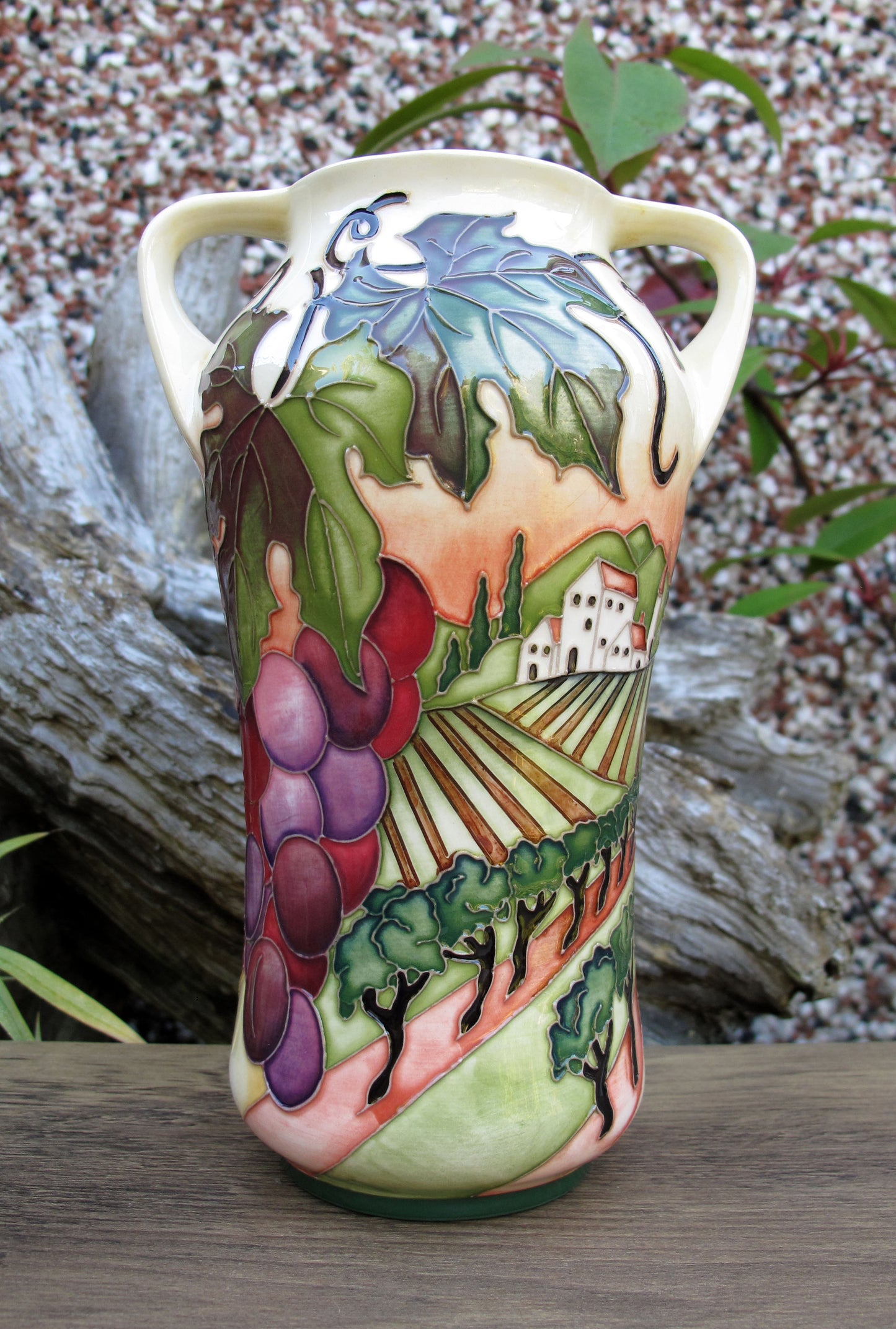 Share Moorcroft Rare VINEYARD GLORY Trial 10.6.24 Vase Shape 375/7 Retail Price £715