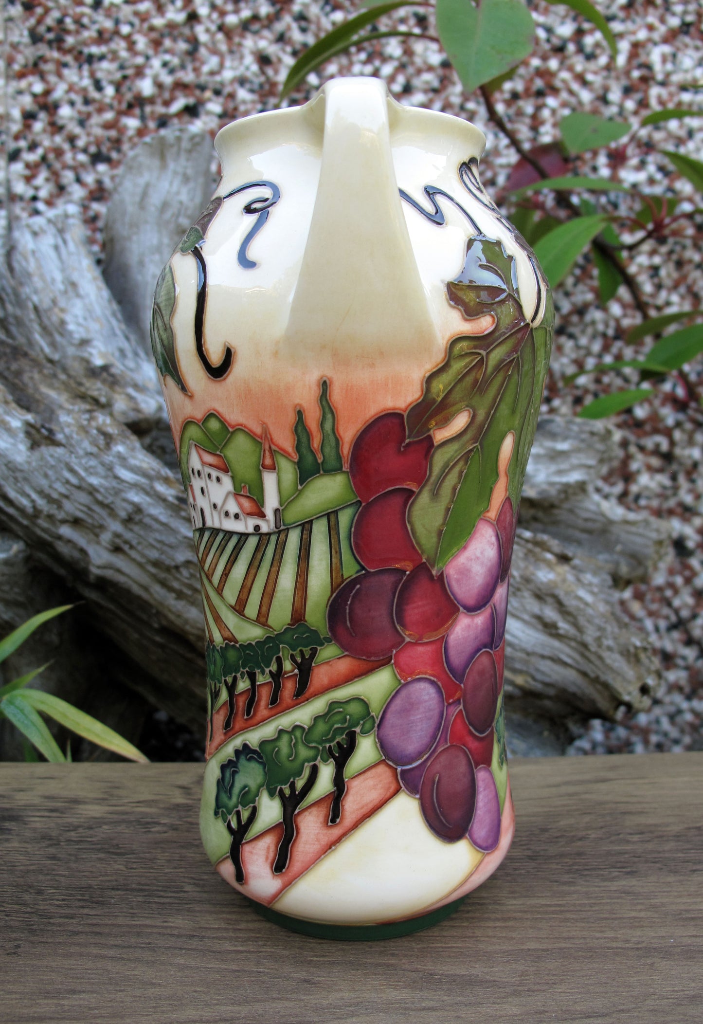 Share Moorcroft Rare VINEYARD GLORY Trial 10.6.24 Vase Shape 375/7 Retail Price £715