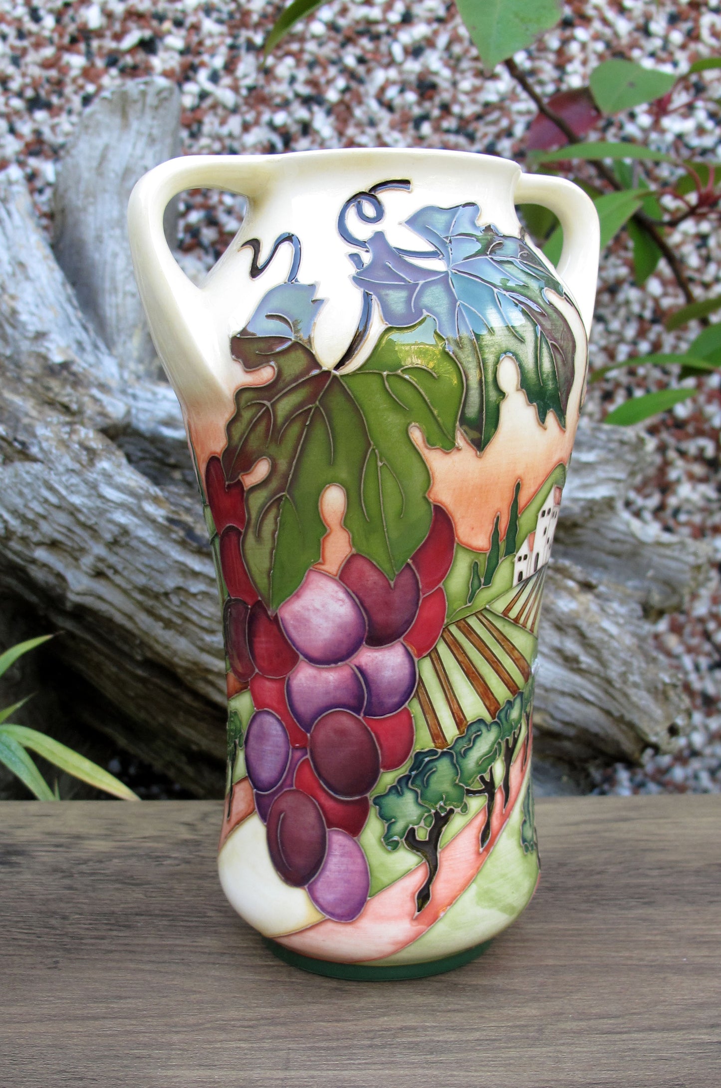 Share Moorcroft Rare VINEYARD GLORY Trial 10.6.24 Vase Shape 375/7 Retail Price £715