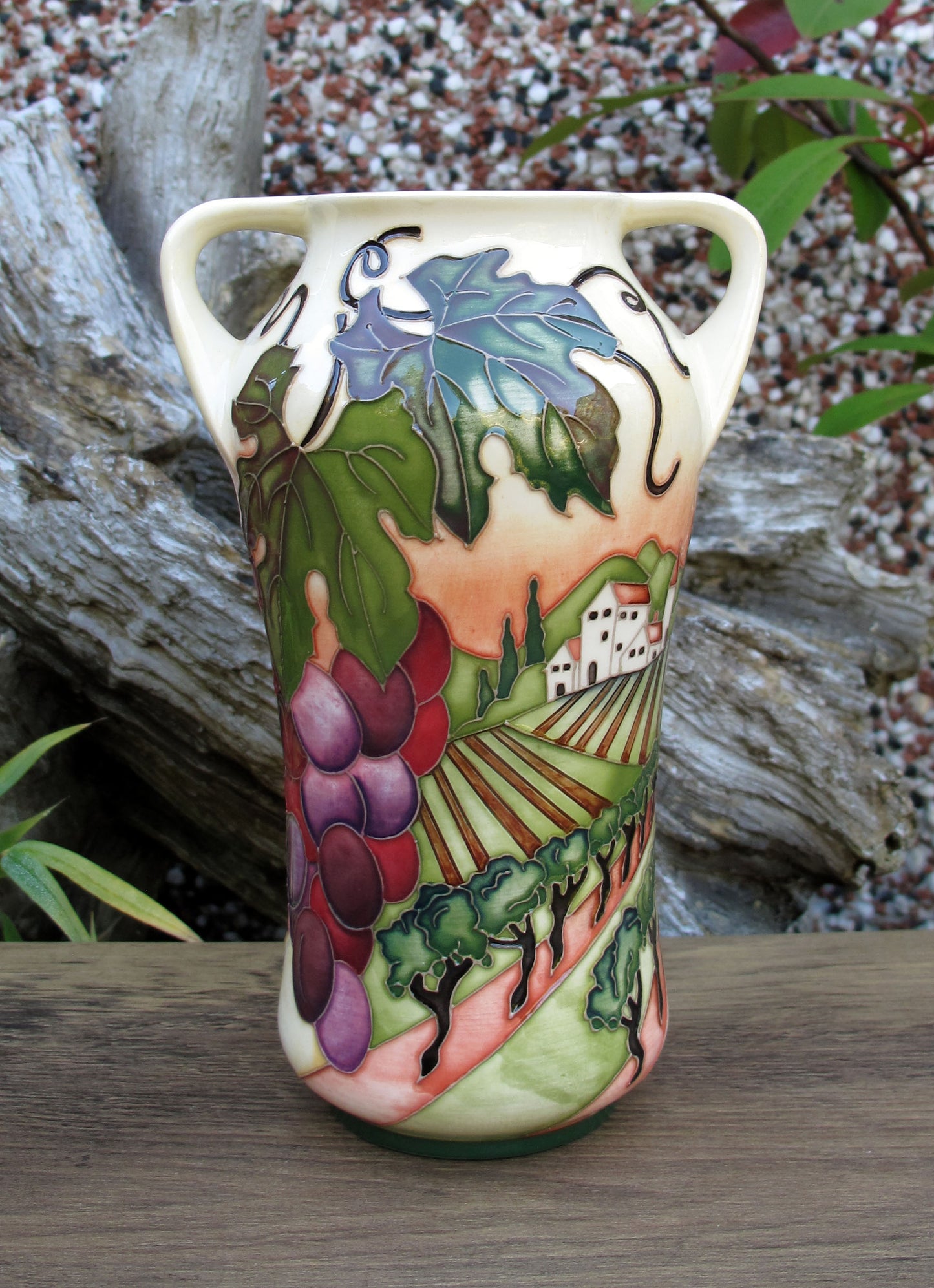 Share Moorcroft Rare VINEYARD GLORY Trial 10.6.24 Vase Shape 375/7 Retail Price £715