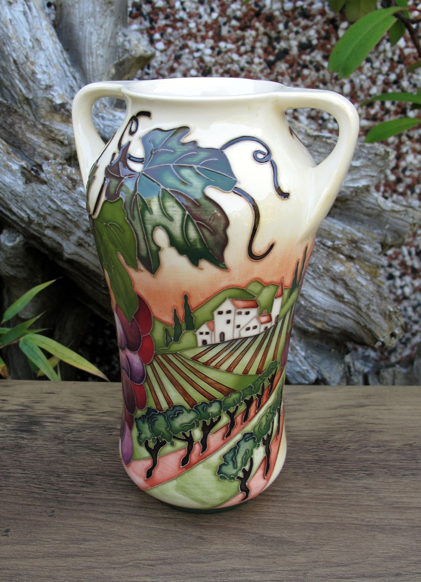 Share Moorcroft Rare VINEYARD GLORY Trial 10.6.24 Vase Shape 375/7 Retail Price £715