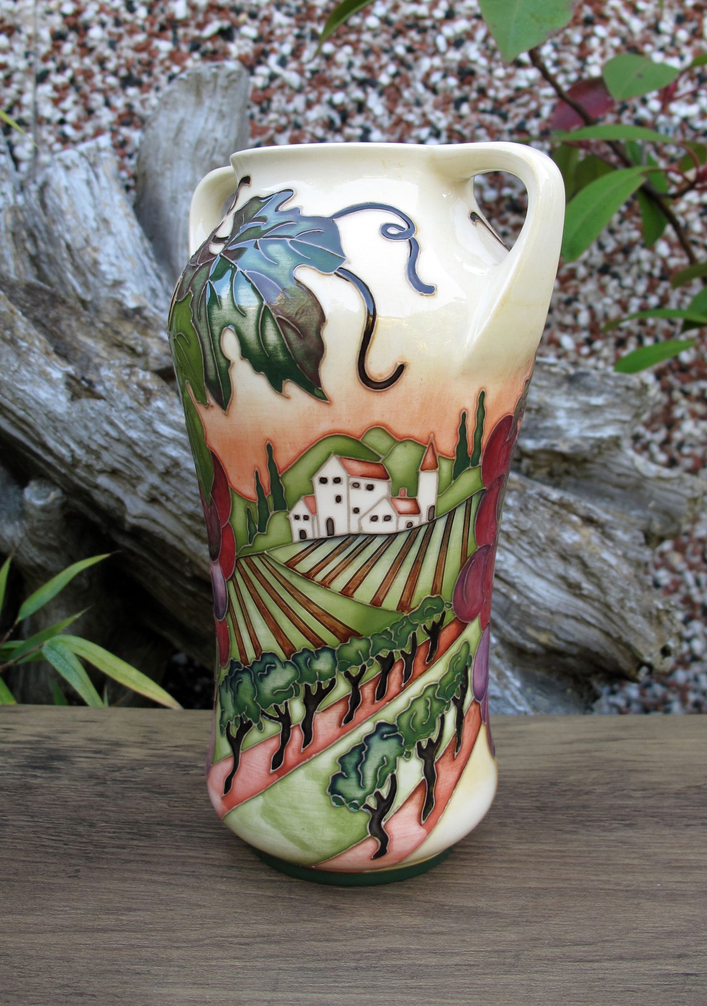 Share Moorcroft Rare VINEYARD GLORY Trial 10.6.24 Vase Shape 375/7 Retail Price £715