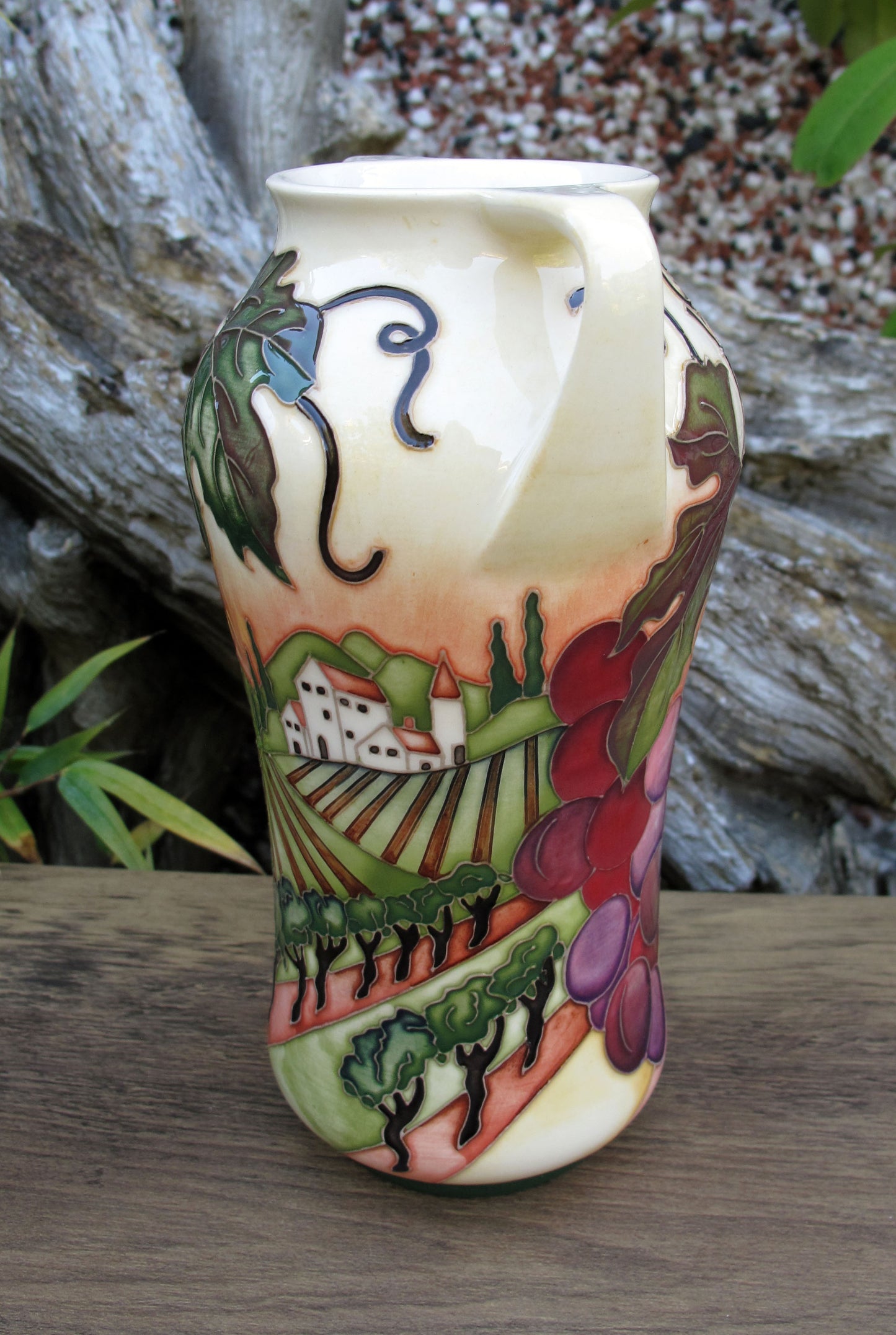 Share Moorcroft Rare VINEYARD GLORY Trial 10.6.24 Vase Shape 375/7 Retail Price £715