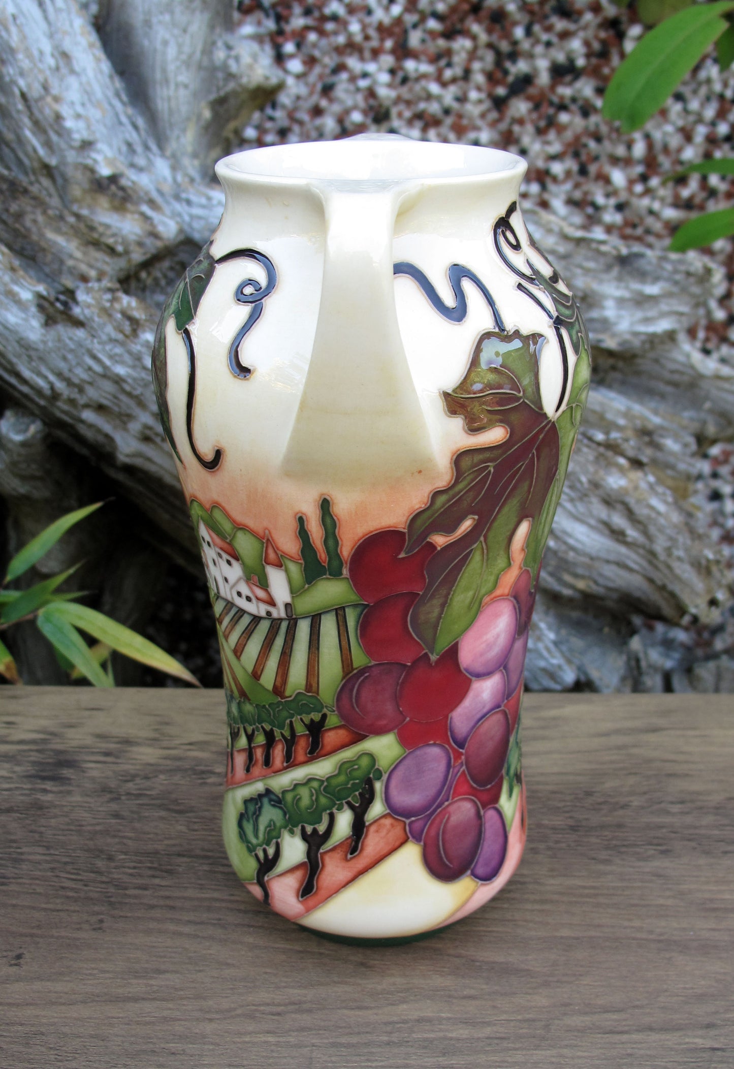 Share Moorcroft Rare VINEYARD GLORY Trial 10.6.24 Vase Shape 375/7 Retail Price £715