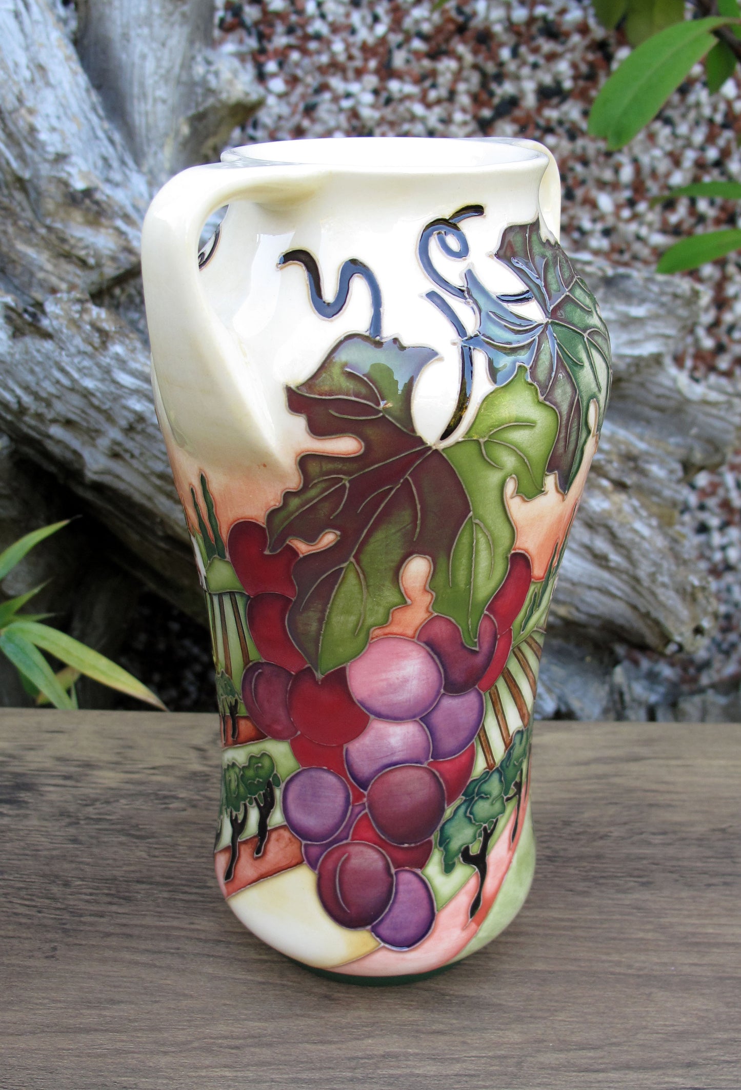 Share Moorcroft Rare VINEYARD GLORY Trial 10.6.24 Vase Shape 375/7 Retail Price £715
