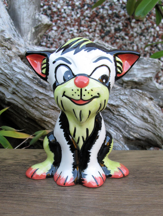 Lorna Bailey CHOO CHOO the Cat Feb 2003 ( Reference in Catalogue 2 Book p44 )